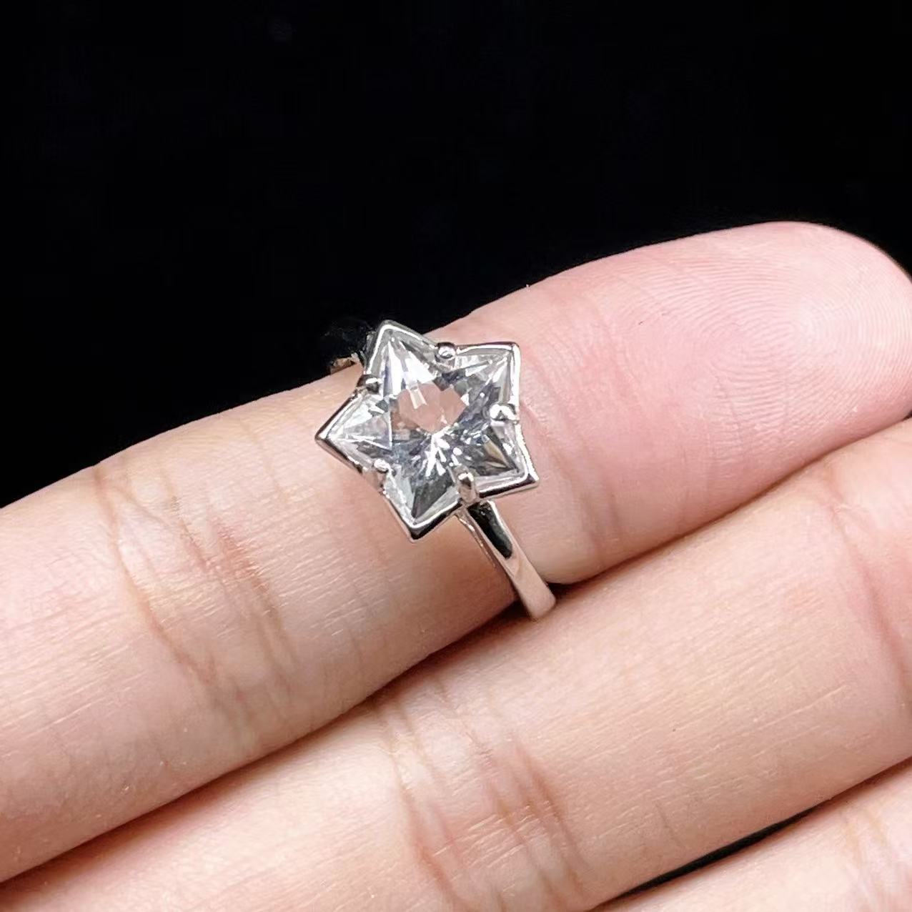 Yahoo! Yahoo!ショッピング(ヤフー ショッピング)PROME 天然石 一点物・特別仕様品・水晶・ブラジル産・SILVER925製・指輪・フリーサ イズ・シルバー・【金属アレルギー対応】・v56444