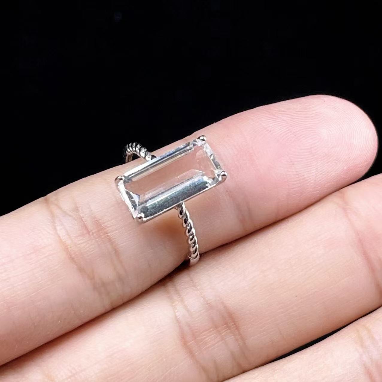 Yahoo! Yahoo!ショッピング(ヤフー ショッピング)PROME 天然石 一点物・特別仕様品・水晶・ブラジル産・SILVER925製・指輪・フリーサ イズ・シルバー・【金属アレルギー対応】・v56445