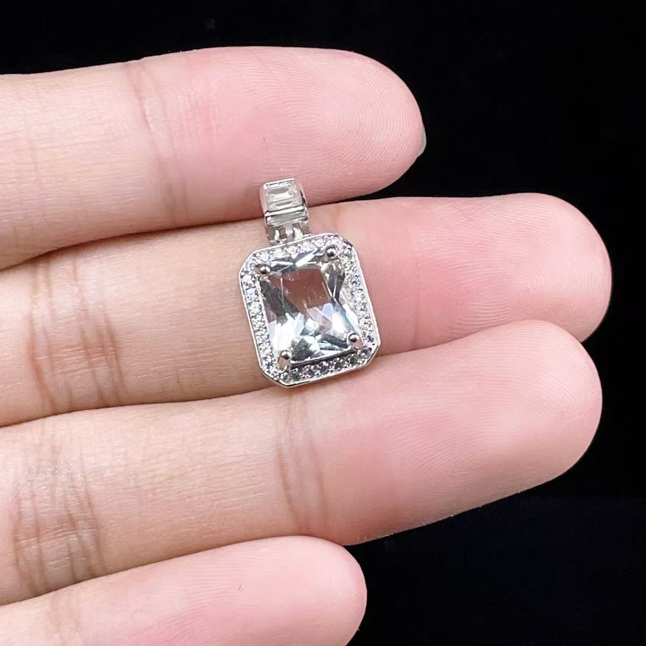 Yahoo! Yahoo!ショッピング(ヤフー ショッピング)PROME 天然石 一点物・特別仕様品・水晶・ブラジル産・SILVER925製・ペンダントトップ・シルバー・【金属アレルギー対応】・v56458