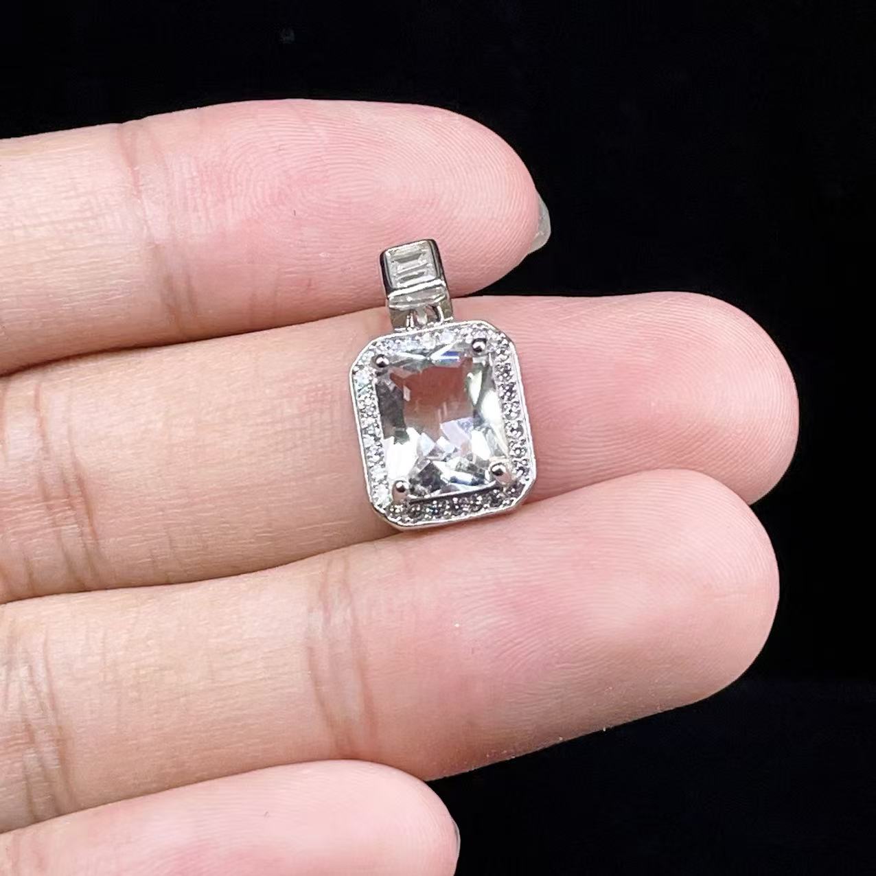 Yahoo! Yahoo!ショッピング(ヤフー ショッピング)PROME 天然石 一点物・特別仕様品・水晶・ブラジル産・SILVER925製・ペンダントトップ・シルバー・【金属アレルギー対応】・v56459