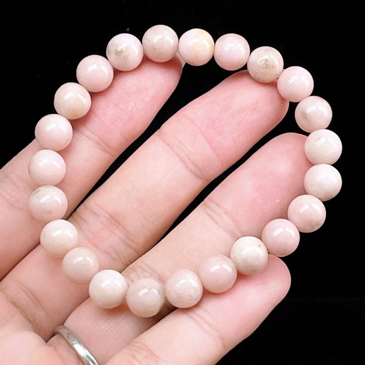 Yahoo! Yahoo!ショッピング(ヤフー ショッピング)PROME 天然石・一点物・高品質・稀少色・再入荷不可・マイクロクリン・フェルドスパー・ピンクマイクロクリン・アメリカ産・ブレスレット・V57001