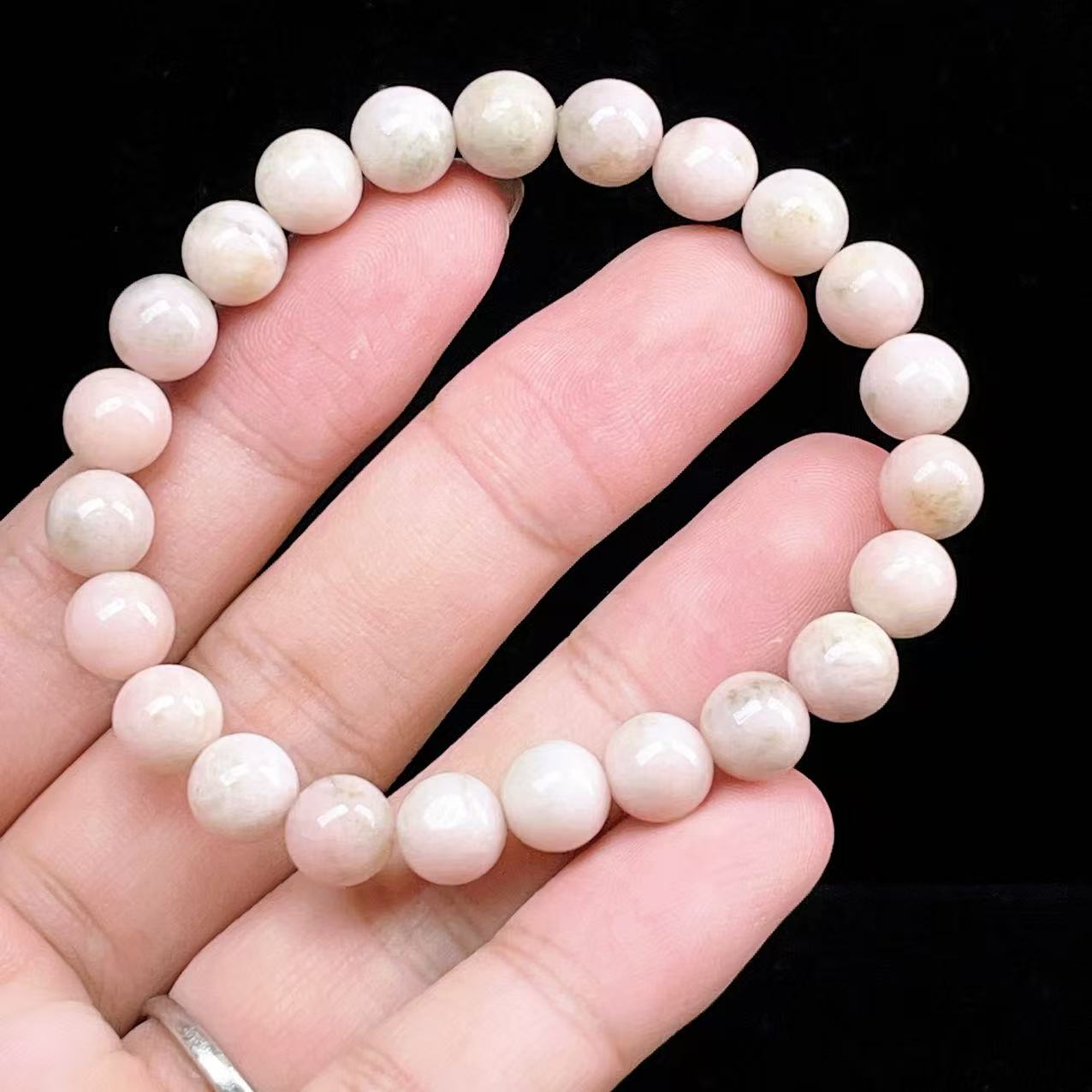Yahoo! Yahoo!ショッピング(ヤフー ショッピング)PROME 天然石・一点物・高品質・稀少色・再入荷不可・マイクロクリン・フェルドスパー・ピンクマイクロクリン・アメリカ産・ブレスレット・V57005