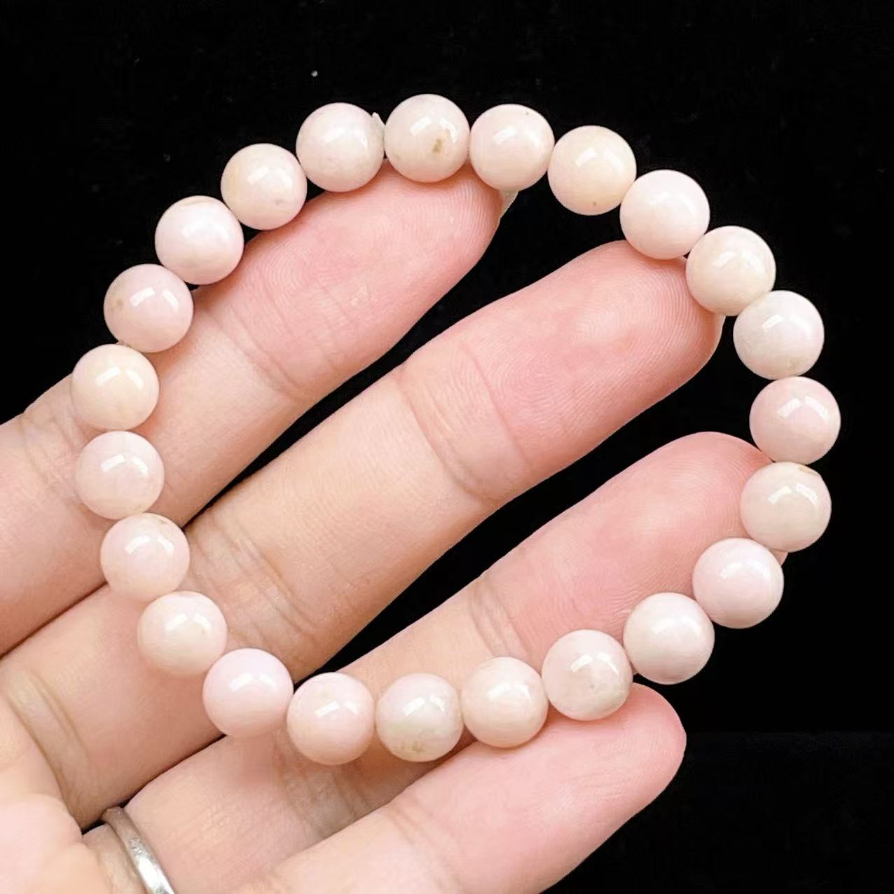 Yahoo! Yahoo!ショッピング(ヤフー ショッピング)PROME 天然石・一点物・高品質・稀少色・再入荷不可・マイクロクリン・フェルドスパー・ピンクマイクロクリン・アメリカ産・ブレスレット・V57011