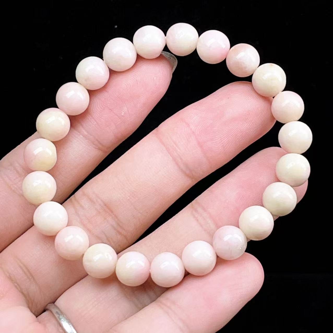 Yahoo! Yahoo!ショッピング(ヤフー ショッピング)PROME 天然石・一点物・高品質・稀少色・再入荷不可・マイクロクリン・フェルドスパー・ピンクマイクロクリン・アメリカ産・ブレスレット・V57014