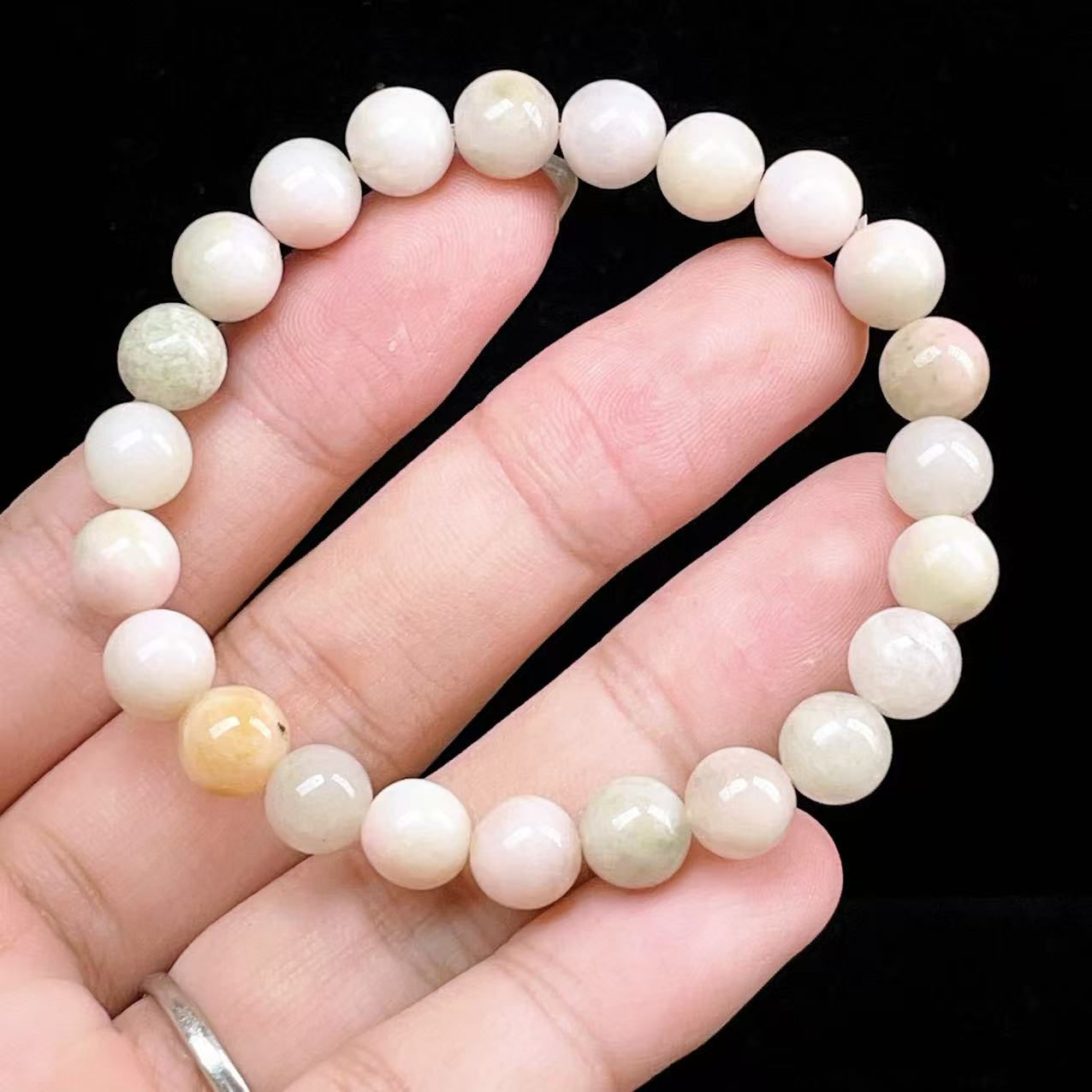 Yahoo! Yahoo!ショッピング(ヤフー ショッピング)PROME 天然石・一点物・高品質・稀少色・再入荷不可・マイクロクリン・フェルドスパー・ピンクマイクロクリン・アメリカ産・ブレスレット・V57015