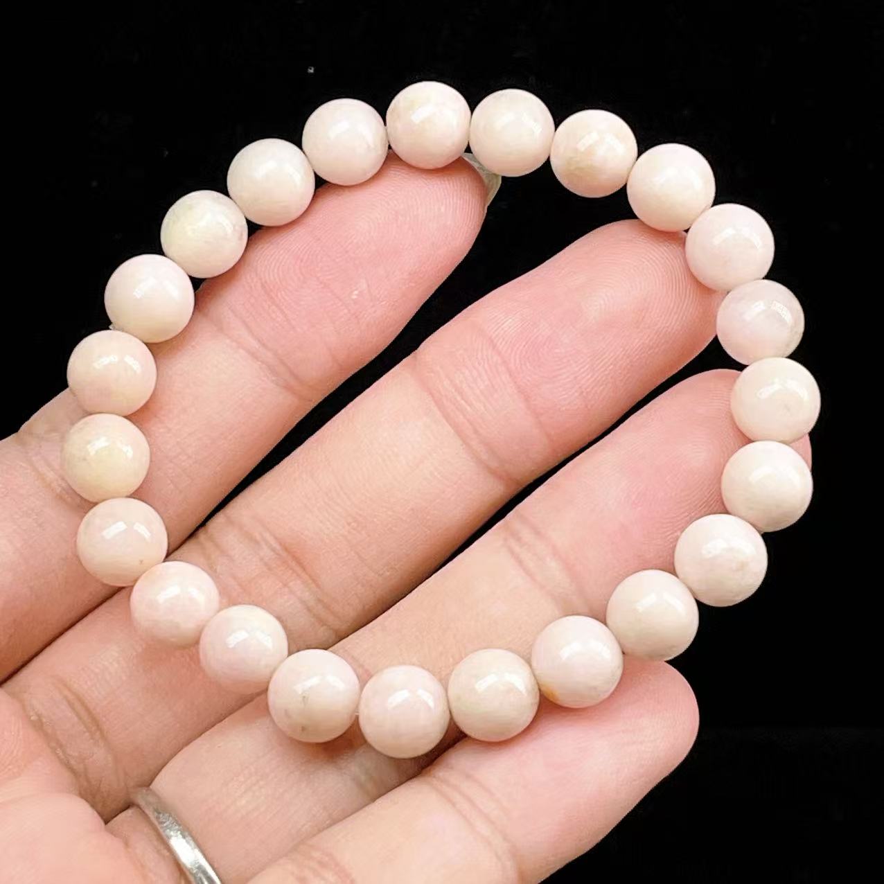 Yahoo! Yahoo!ショッピング(ヤフー ショッピング)PROME 天然石・一点物・高品質・稀少色・再入荷不可・マイクロクリン・フェルドスパー・ピンクマイクロクリン・アメリカ産・ブレスレット・V57018