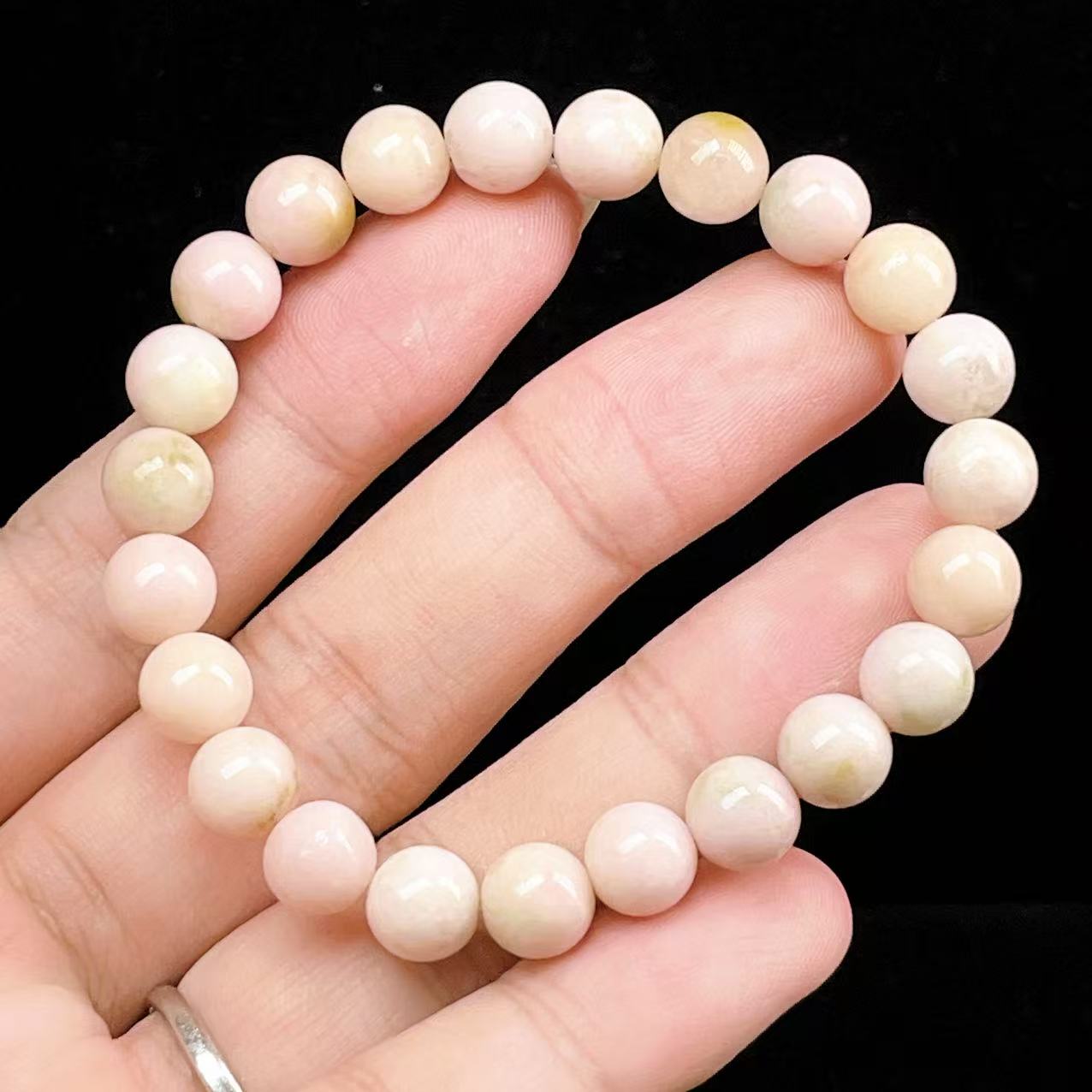 Yahoo! Yahoo!ショッピング(ヤフー ショッピング)PROME 天然石・一点物・高品質・稀少色・再入荷不可・マイクロクリン・フェルドスパー・ピンクマイクロクリン・アメリカ産・ブレスレット・V57022