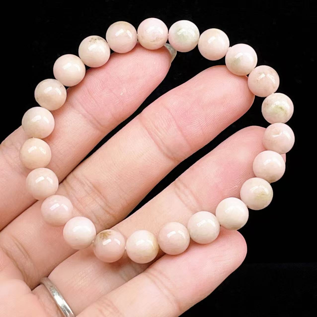 Yahoo! Yahoo!ショッピング(ヤフー ショッピング)PROME 天然石・一点物・高品質・稀少色・再入荷不可・マイクロクリン・フェルドスパー・ピンクマイクロクリン・アメリカ産・ブレスレット・V57024