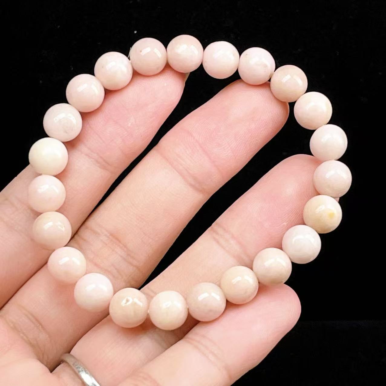 Yahoo! Yahoo!ショッピング(ヤフー ショッピング)PROME 天然石・一点物・高品質・稀少色・再入荷不可・マイクロクリン・フェルドスパー・ピンクマイクロクリン・アメリカ産・ブレスレット・V57025