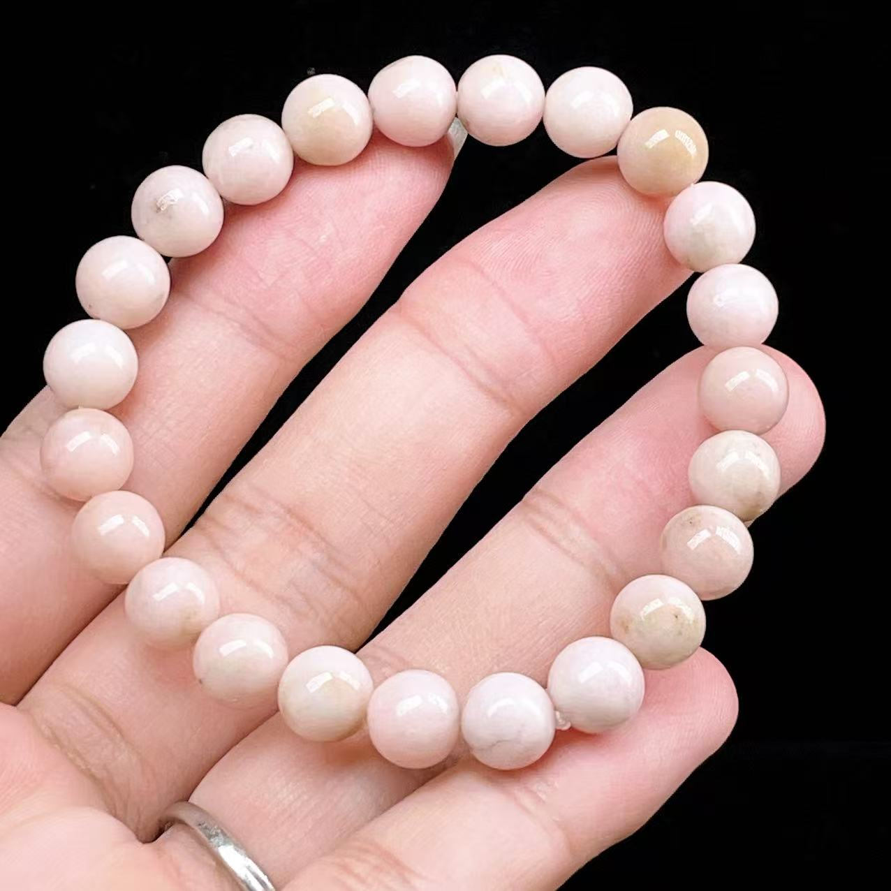 Yahoo! Yahoo!ショッピング(ヤフー ショッピング)PROME 天然石・一点物・高品質・稀少色・再入荷不可・マイクロクリン・フェルドスパー・ピンクマイクロクリン・アメリカ産・ブレスレット・V57027