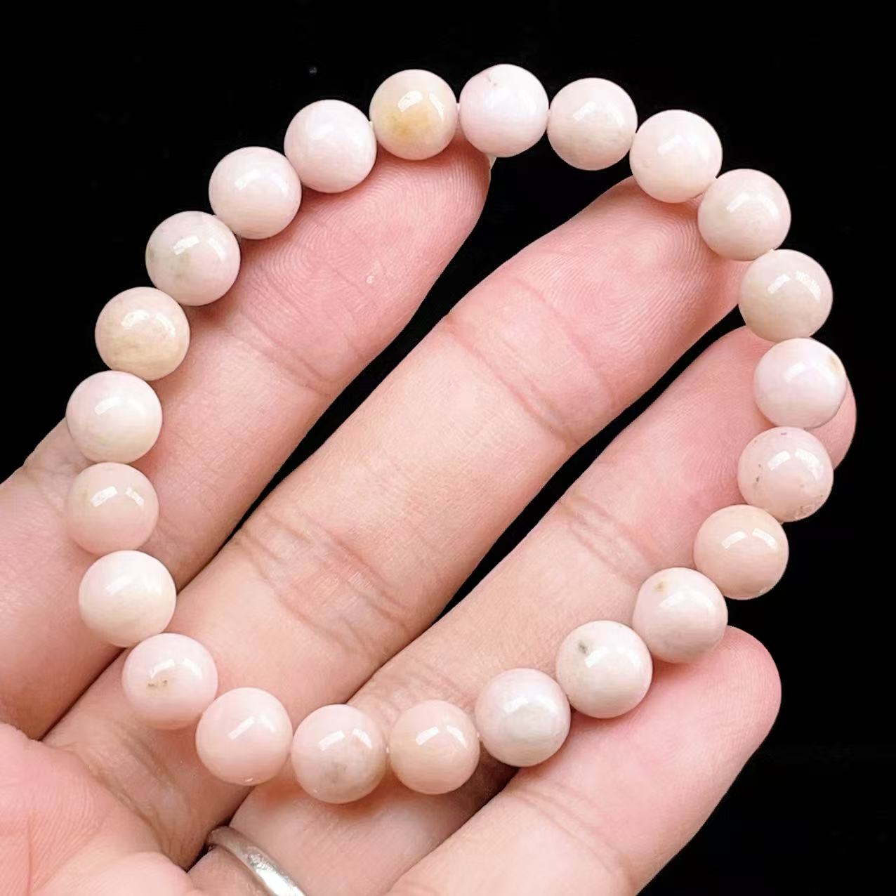Yahoo! Yahoo!ショッピング(ヤフー ショッピング)PROME 天然石・一点物・高品質・稀少色・再入荷不可・マイクロクリン・フェルドスパー・ピンクマイクロクリン・アメリカ産・ブレスレット・V57029