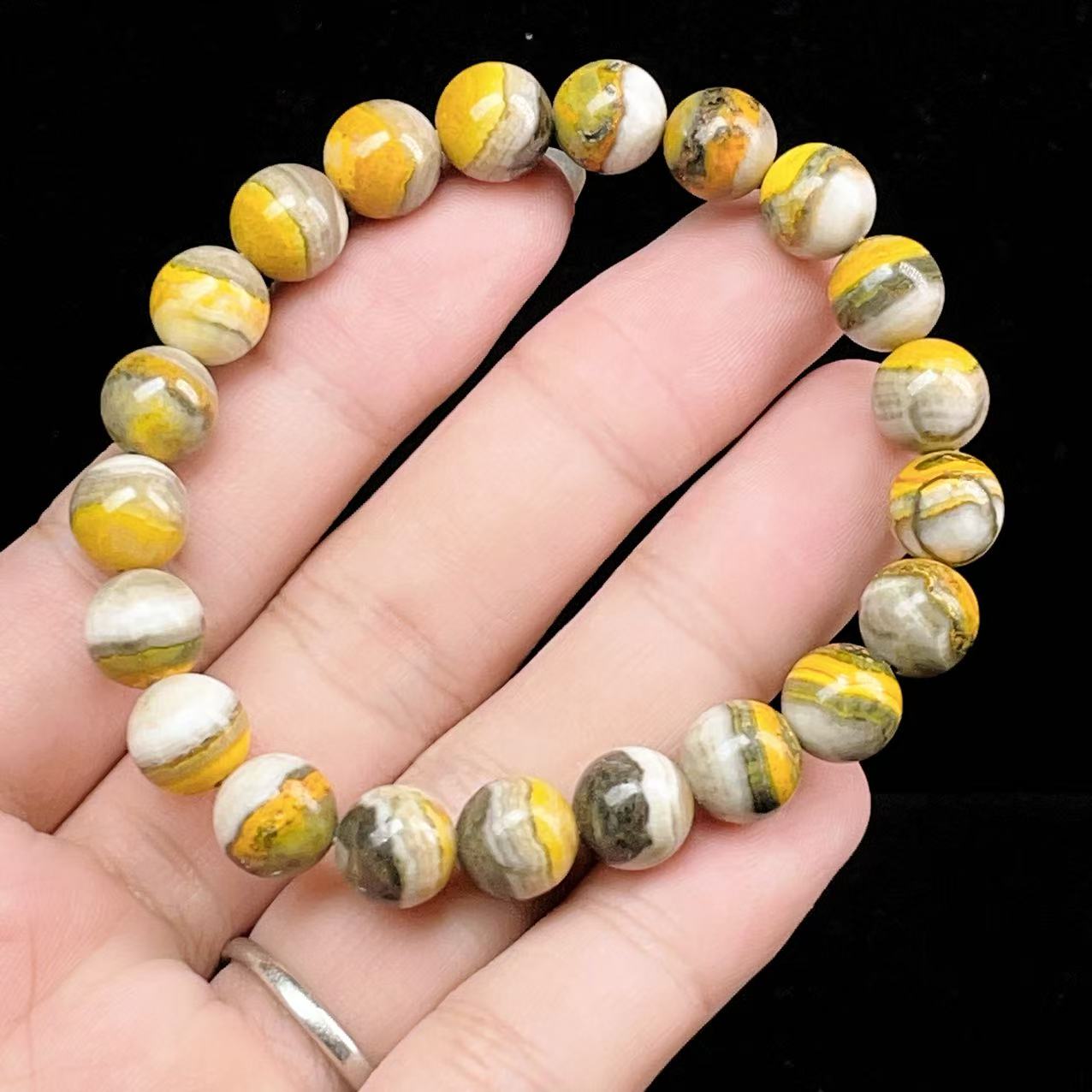 PROME 天然石【一点物】高品質・バンブルビ...の詳細画像1