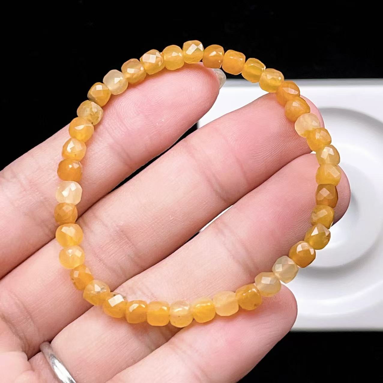 Yahoo! Yahoo!ショッピング(ヤフー ショッピング)PROME 天然石 【一点物】高品質 イエローオパール ブレスレット カット入り 明るい運気 開運 パワーストーン レディース プレゼント　v57431