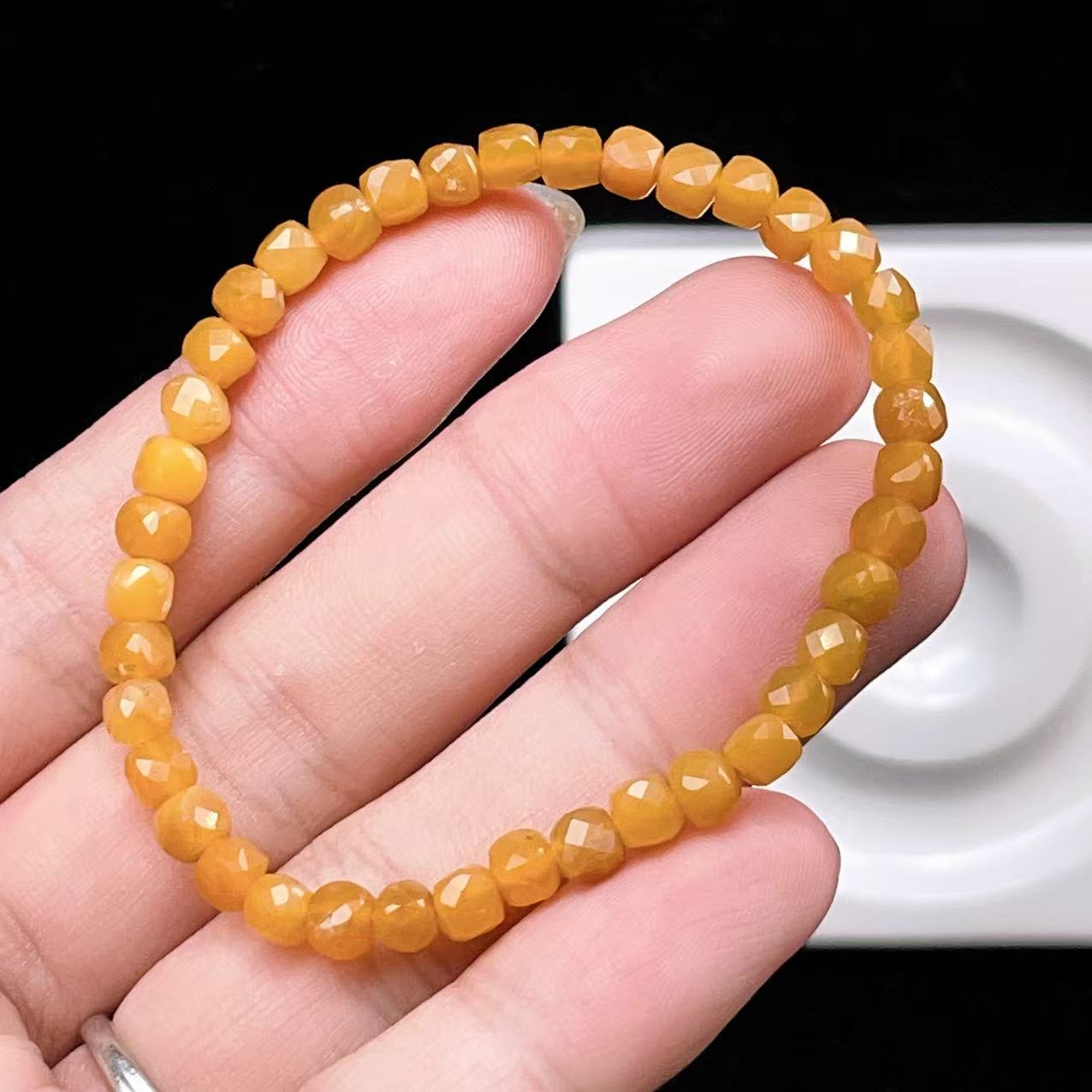Yahoo! Yahoo!ショッピング(ヤフー ショッピング)PROME 天然石 【一点物】高品質 イエローオパール ブレスレット カット入り 明るい運気 開運 パワーストーン レディース プレゼント　v57433