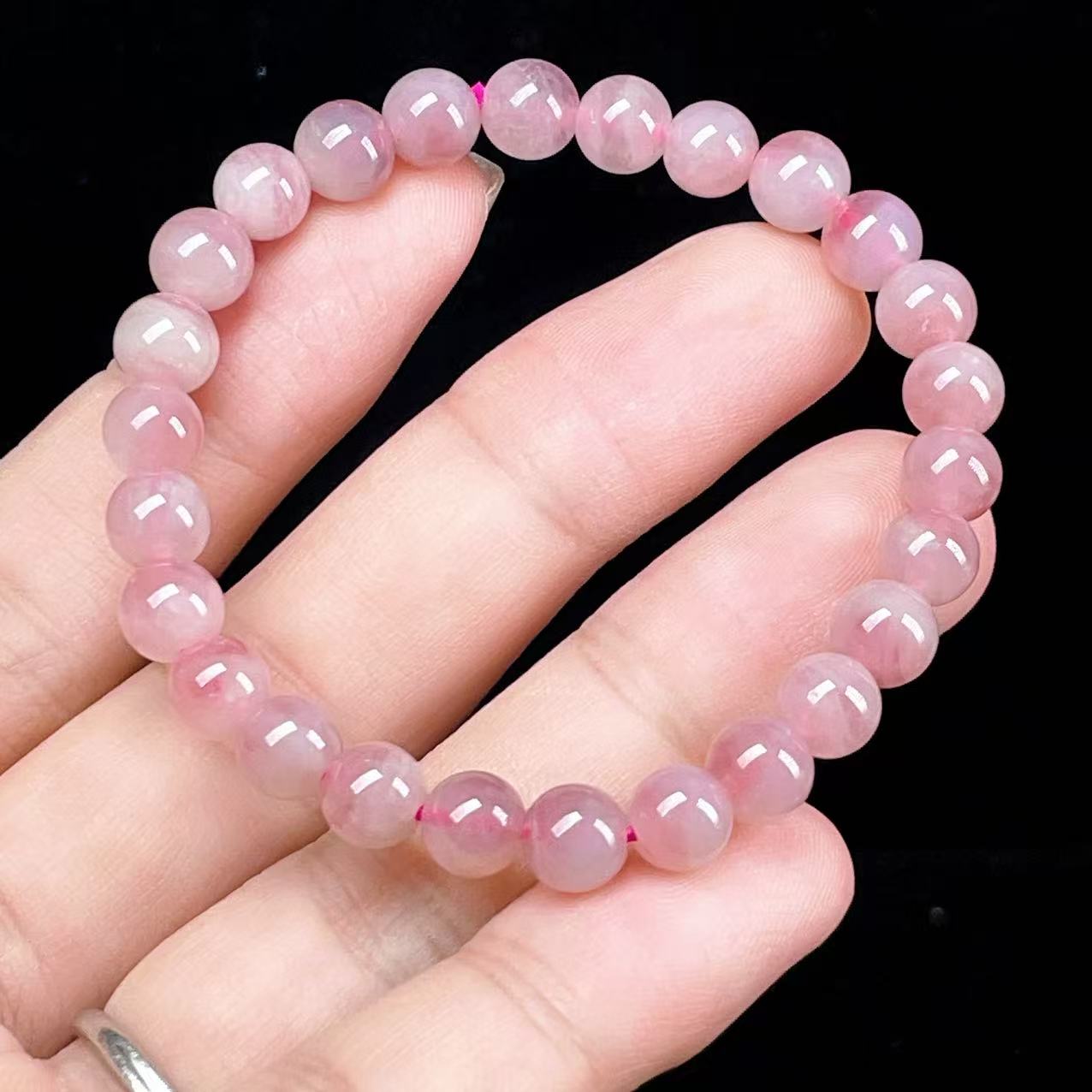 Yahoo! Yahoo!ショッピング(ヤフー ショッピング)PROME 天然石【一点物】高品質・希少色・紫系ピンク・パープルローズクォーツ・マダガスカル産・恋愛運・癒し・感情安定・ブレスレット v58118