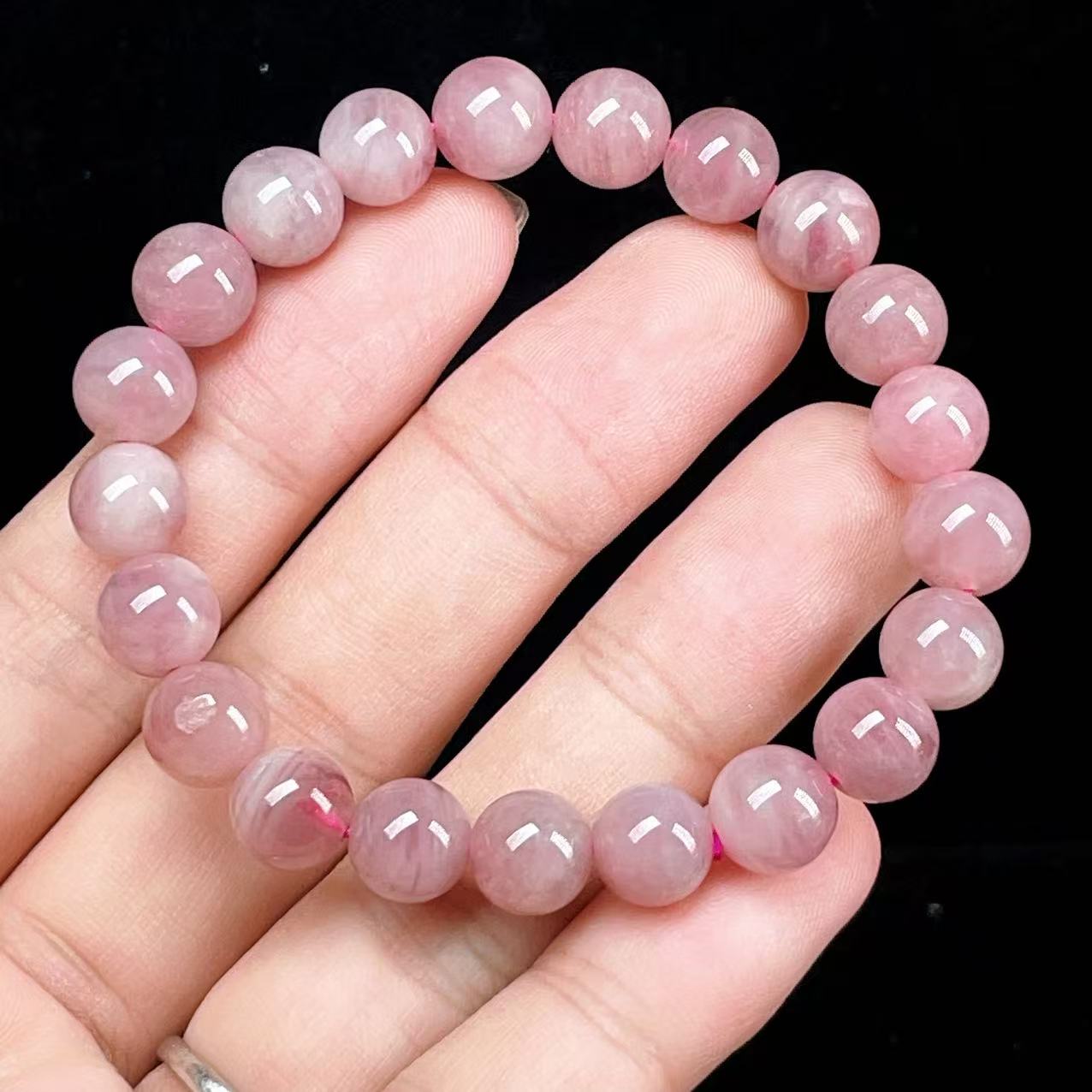 Yahoo! Yahoo!ショッピング(ヤフー ショッピング)PROME 天然石【一点物】高品質・希少色・紫系ピンク・パープルローズクォーツ・マダガスカル産・恋愛運・癒し・感情安定・ブレスレット v58122