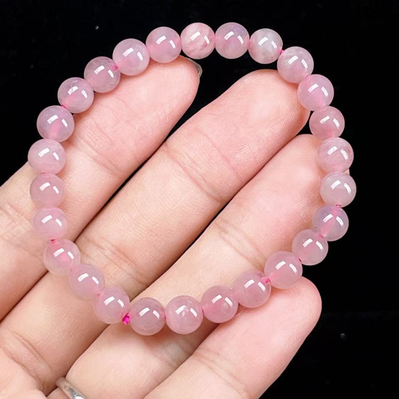 Yahoo! Yahoo!ショッピング(ヤフー ショッピング)PROME 天然石【一点物】高品質・希少色・紫系ピンク・パープルローズクォーツ・マダガスカル産・恋愛運・癒し・感情安定・ブレスレット v58124