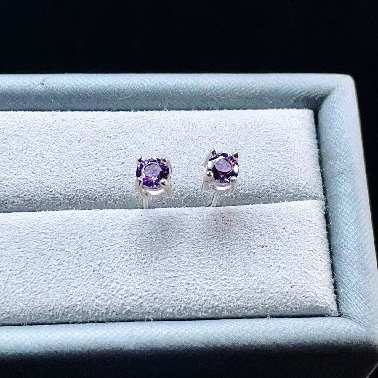 Yahoo! Yahoo!ショッピング(ヤフー ショッピング)PROME 天然石【一点物】特別仕様品・宝石質・高品質・アメジスト・SILVER925製・シルバー・金属アレルギー対応・ピアス v58183