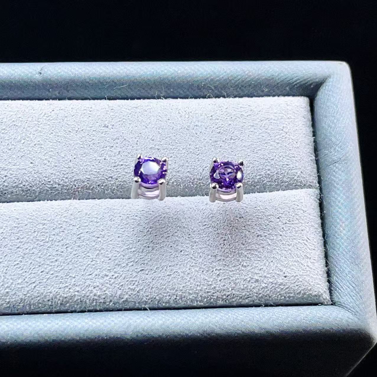 Yahoo! Yahoo!ショッピング(ヤフー ショッピング)PROME 天然石【一点物】特別仕様品・宝石質・高品質・アメジスト・SILVER925製・シルバー・金属アレルギー対応・ピアス v58186