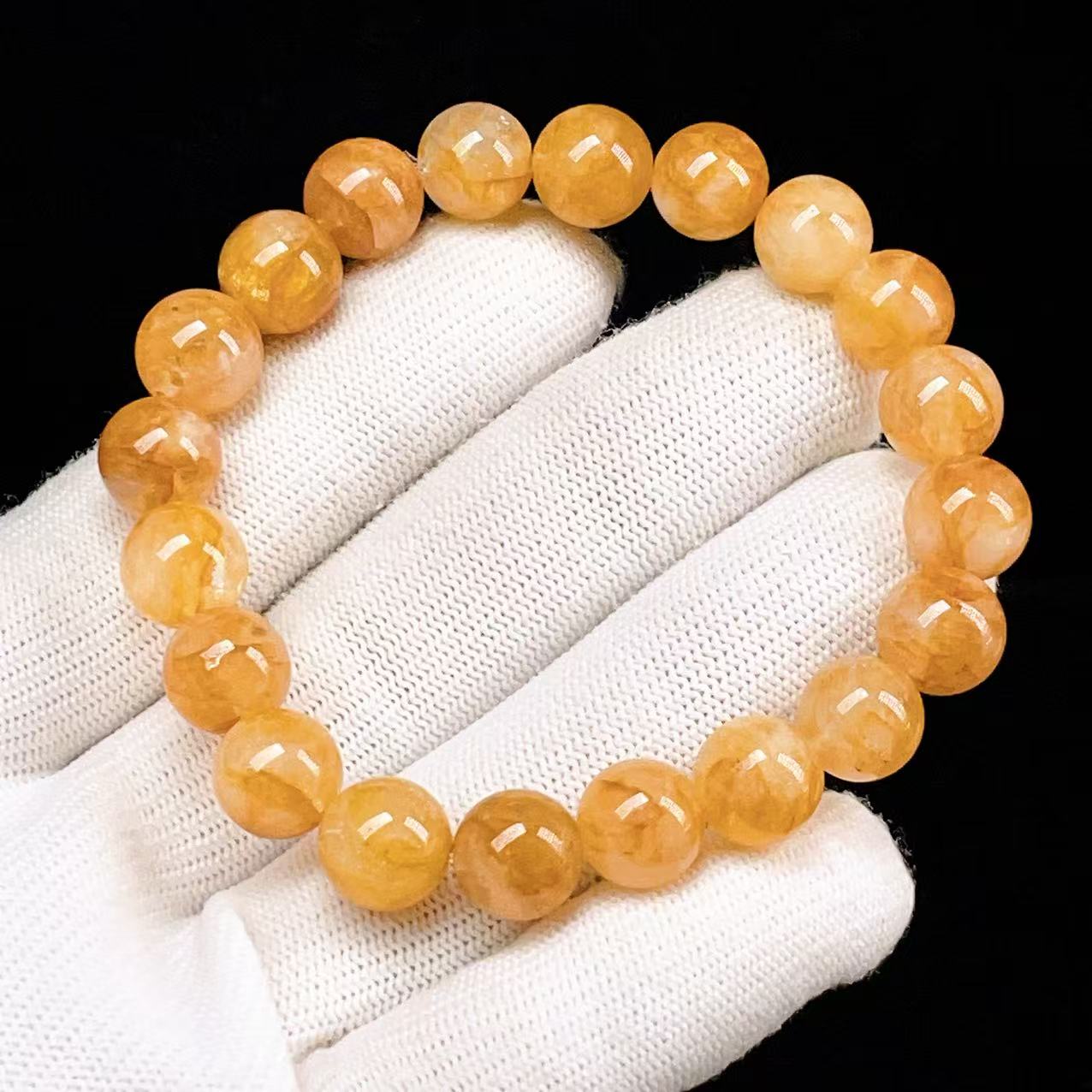 Yahoo! Yahoo!ショッピング(ヤフー ショッピング)PROME 天然石【一点物】高品質・特別カラー・濃いめ・オーロラクォーツ・ライモナイトインクォーツ・開運・商売繁盛・インド産・ブレスレット v58333