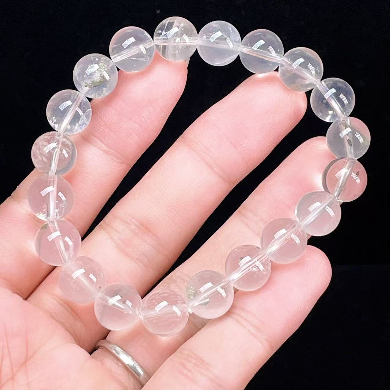 Yahoo! Yahoo!ショッピング(ヤフー ショッピング)PROME 天然石【一点物】高品質・透明体・内包物の輝き・希少鉱・黄鉄鉱入り水晶・パイライトインクォーツ・ペルー産・ブレスレット v58578