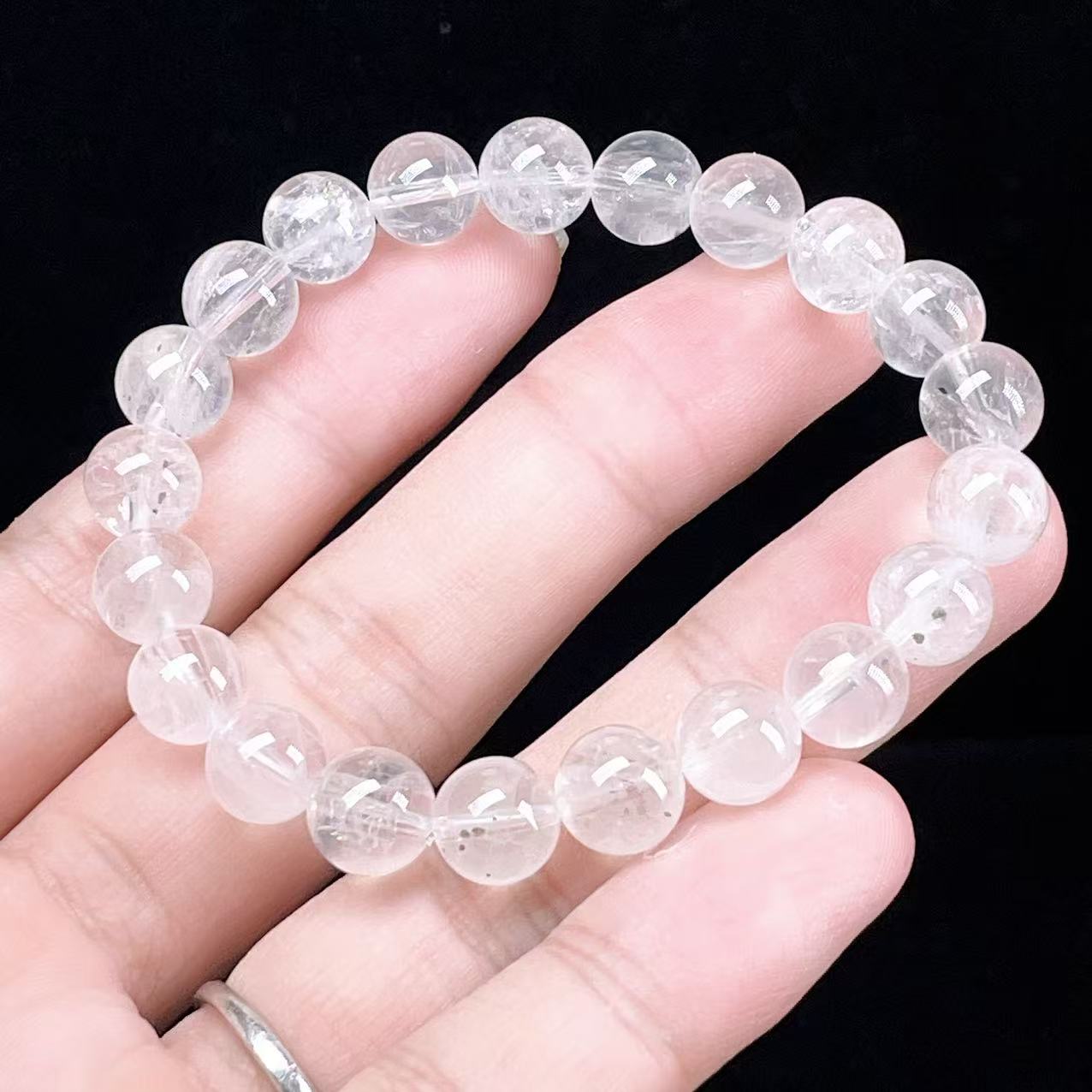 Yahoo! Yahoo!ショッピング(ヤフー ショッピング)PROME 天然石【一点物】高品質・透明体・内包物の輝き・希少鉱・黄鉄鉱入り水晶・パイライトインクォーツ・ペルー産・ブレスレット v58580