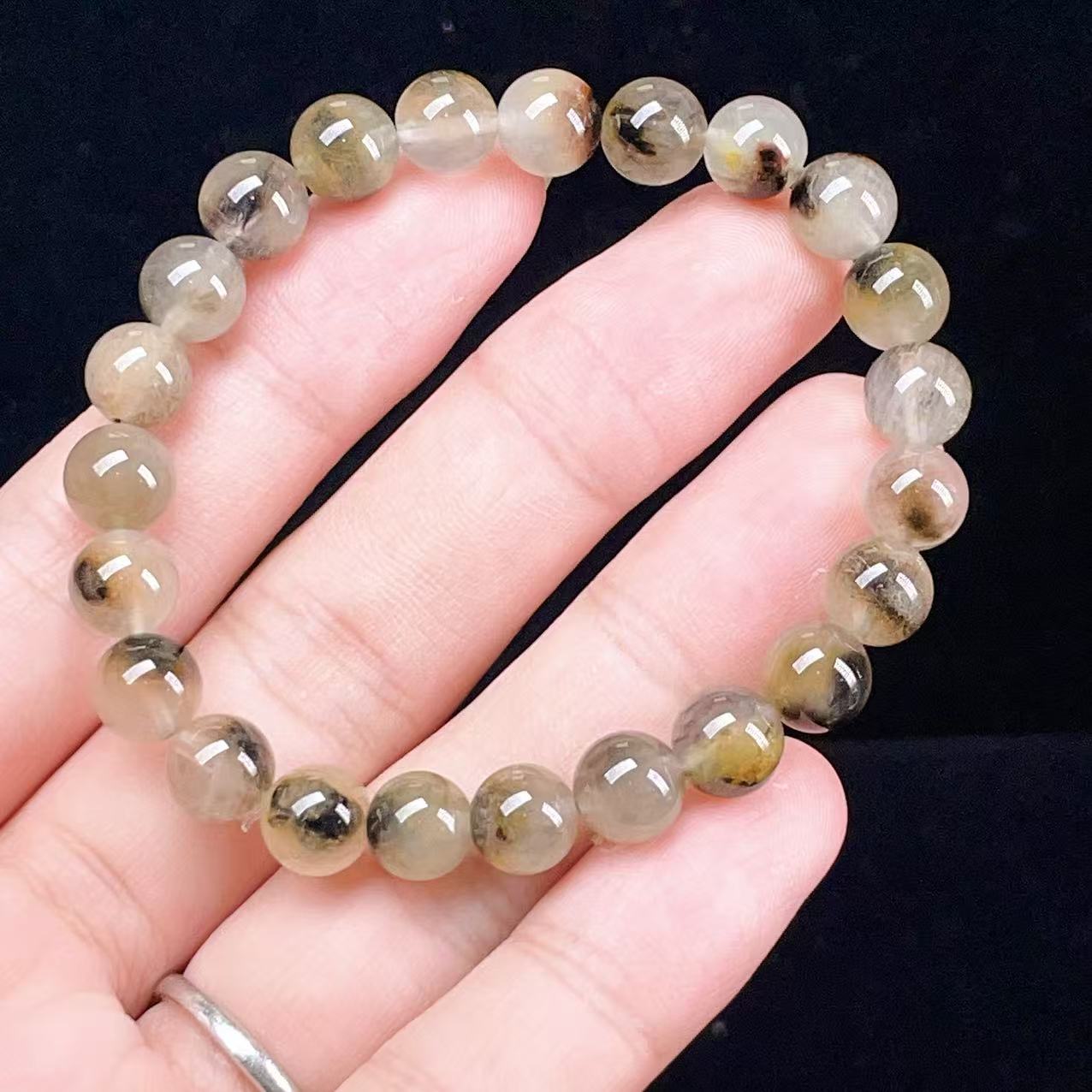 PROME 天然石【一点物】高品質・希少鉱・繊細内包物・ラビットヘアー