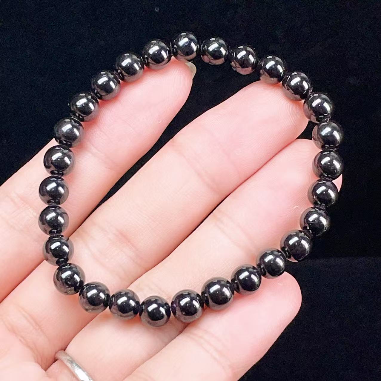 Yahoo! Yahoo!ショッピング(ヤフー ショッピング)PROME 天然石【一点物】高品質・希少鉱・再入荷困難・ミラーボール効果・濃紫・パープライト・紫鉱・ナビミア産・ブレスレット v58633