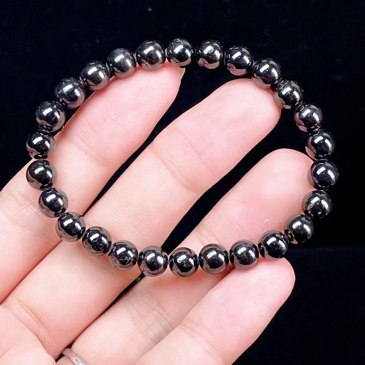 Yahoo! Yahoo!ショッピング(ヤフー ショッピング)PROME 天然石【一点物】高品質・希少鉱・再入荷困難・ミラーボール効果・濃紫・パープライト・紫鉱・ナビミア産・ブレスレット v58636