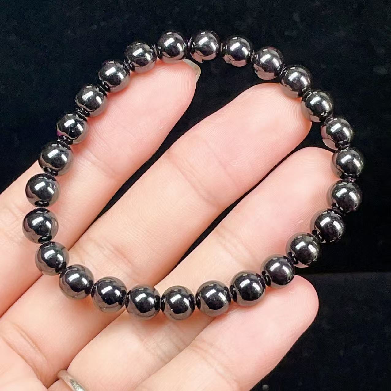 Yahoo! Yahoo!ショッピング(ヤフー ショッピング)PROME 天然石【一点物】高品質・希少鉱・再入荷困難・ミラーボール効果・濃紫・パープライト・紫鉱・ナビミア産・ブレスレット v58650