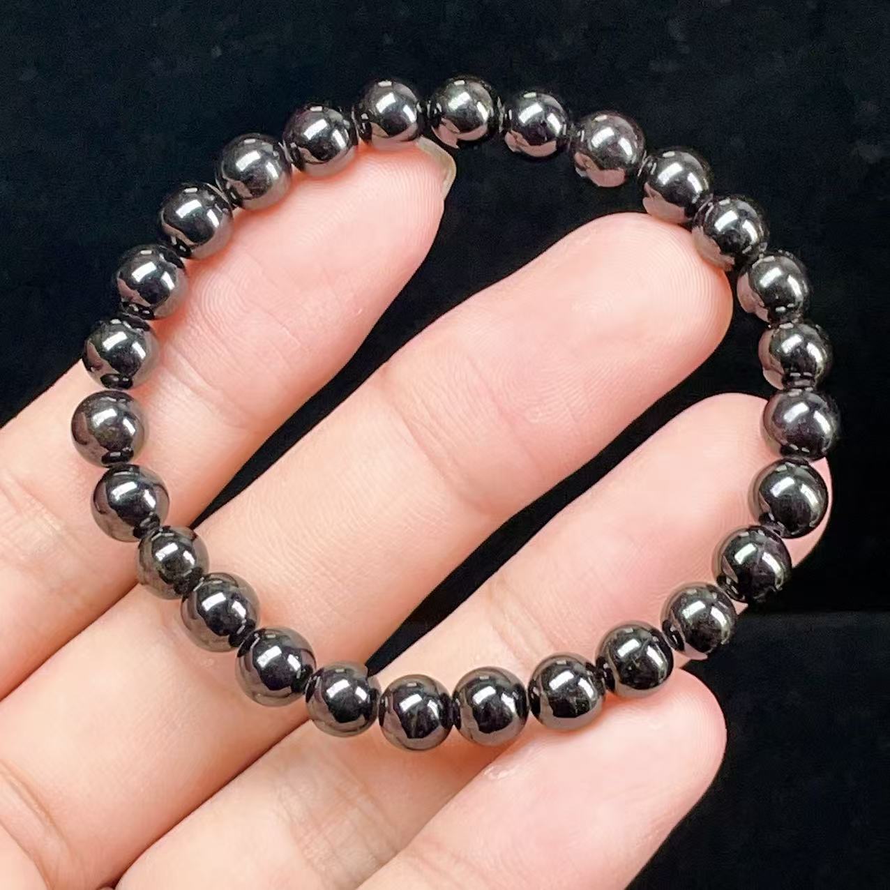 Yahoo! Yahoo!ショッピング(ヤフー ショッピング)PROME 天然石【一点物】高品質・希少鉱・再入荷困難・ミラーボール効果・濃紫・パープライト・紫鉱・ナビミア産・ブレスレット v58651