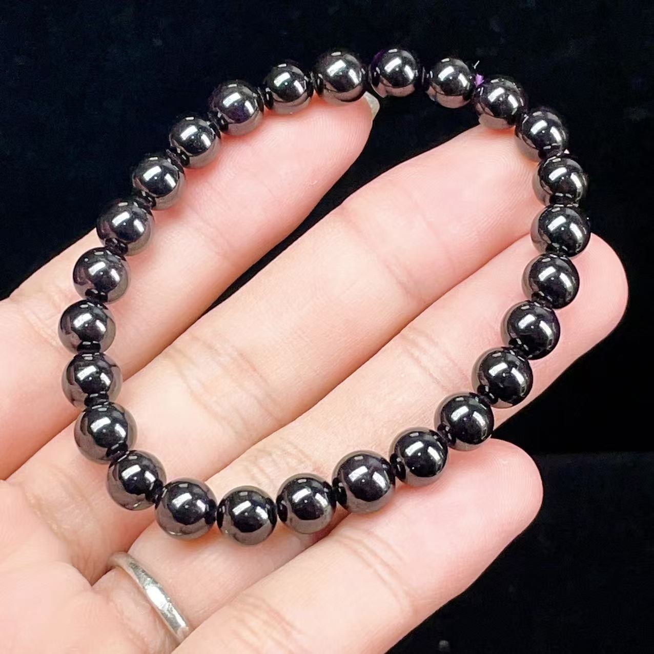 Yahoo! Yahoo!ショッピング(ヤフー ショッピング)PROME 天然石【一点物】高品質・希少鉱・再入荷困難・ミラーボール効果・濃紫・パープライト・紫鉱・ナビミア産・ブレスレット v58655