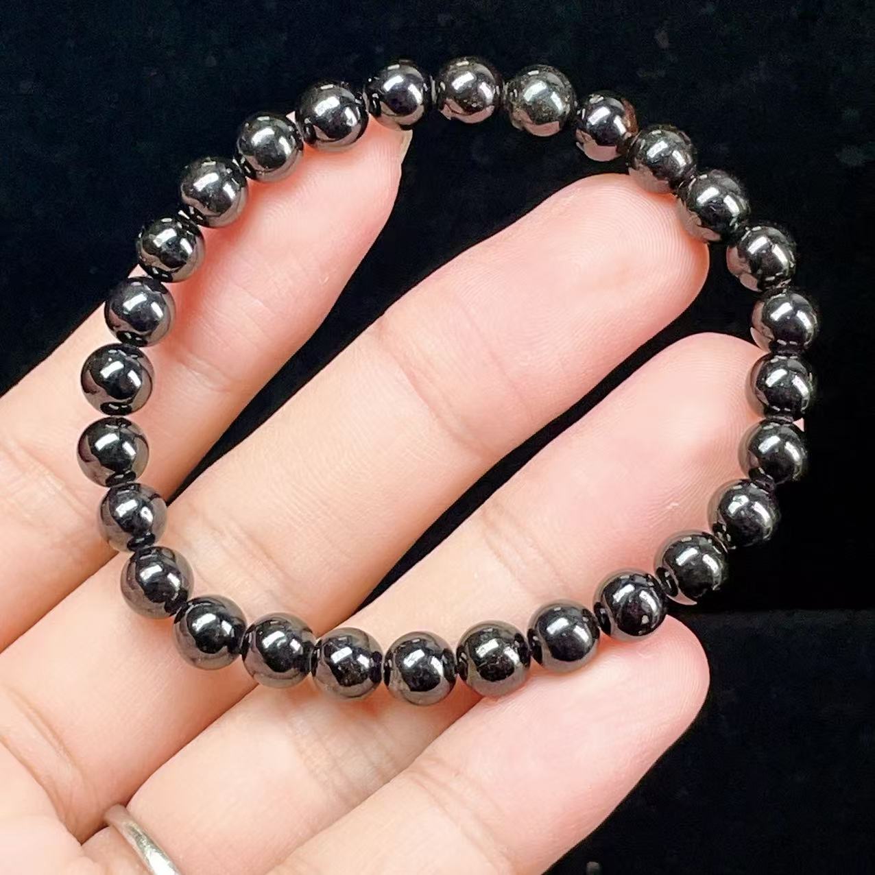 Yahoo! Yahoo!ショッピング(ヤフー ショッピング)PROME 天然石【一点物】高品質・希少鉱・再入荷困難・ミラーボール効果・濃紫・パープライト・紫鉱・ナビミア産・ブレスレット v58656