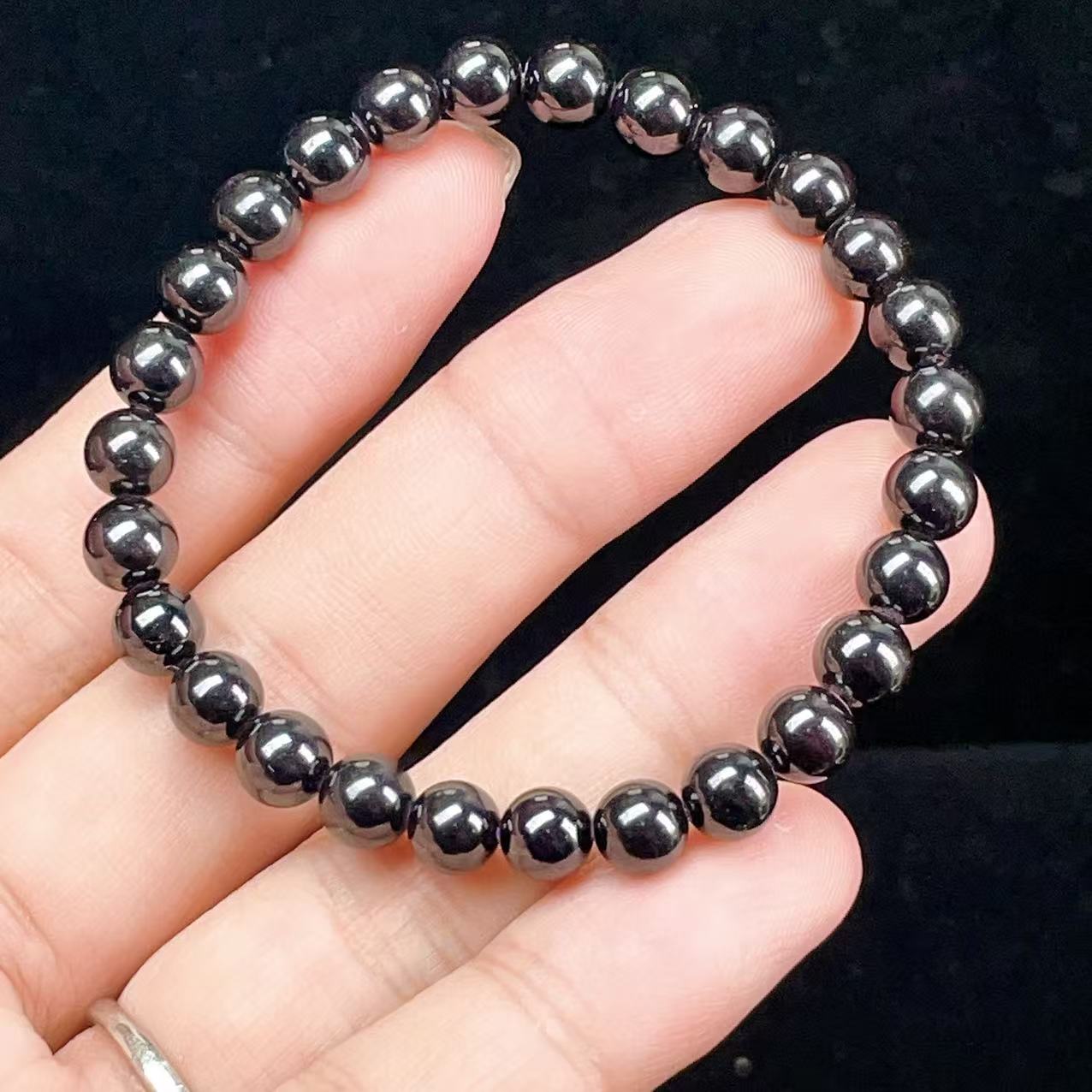 Yahoo! Yahoo!ショッピング(ヤフー ショッピング)PROME 天然石【一点物】高品質・希少鉱・再入荷困難・ミラーボール効果・濃紫・パープライト・紫鉱・ナビミア産・ブレスレット v58662