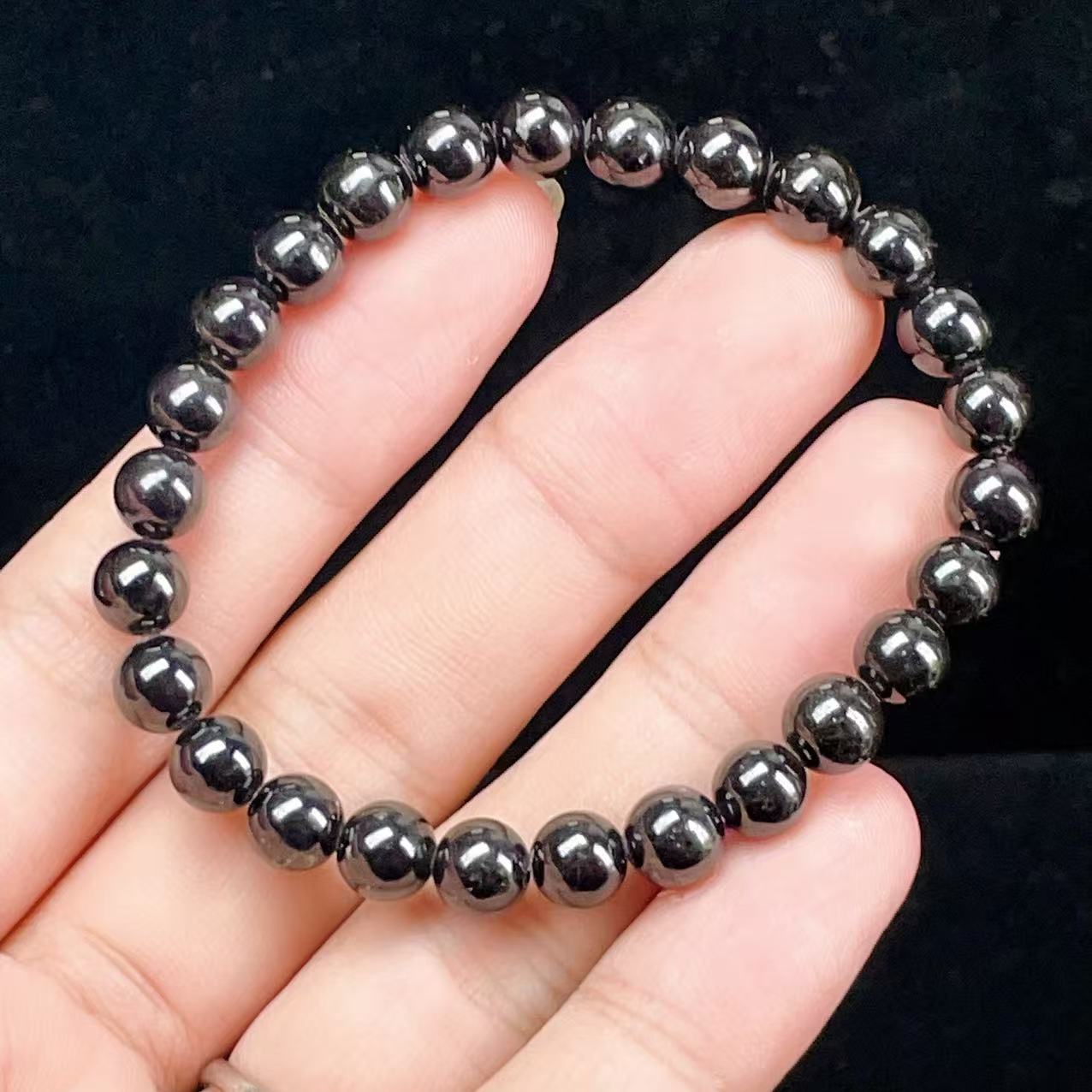 Yahoo! Yahoo!ショッピング(ヤフー ショッピング)PROME 天然石【一点物】高品質・希少鉱・再入荷困難・ミラーボール効果・濃紫・パープライト・紫鉱・ナビミア産・ブレスレット v58665