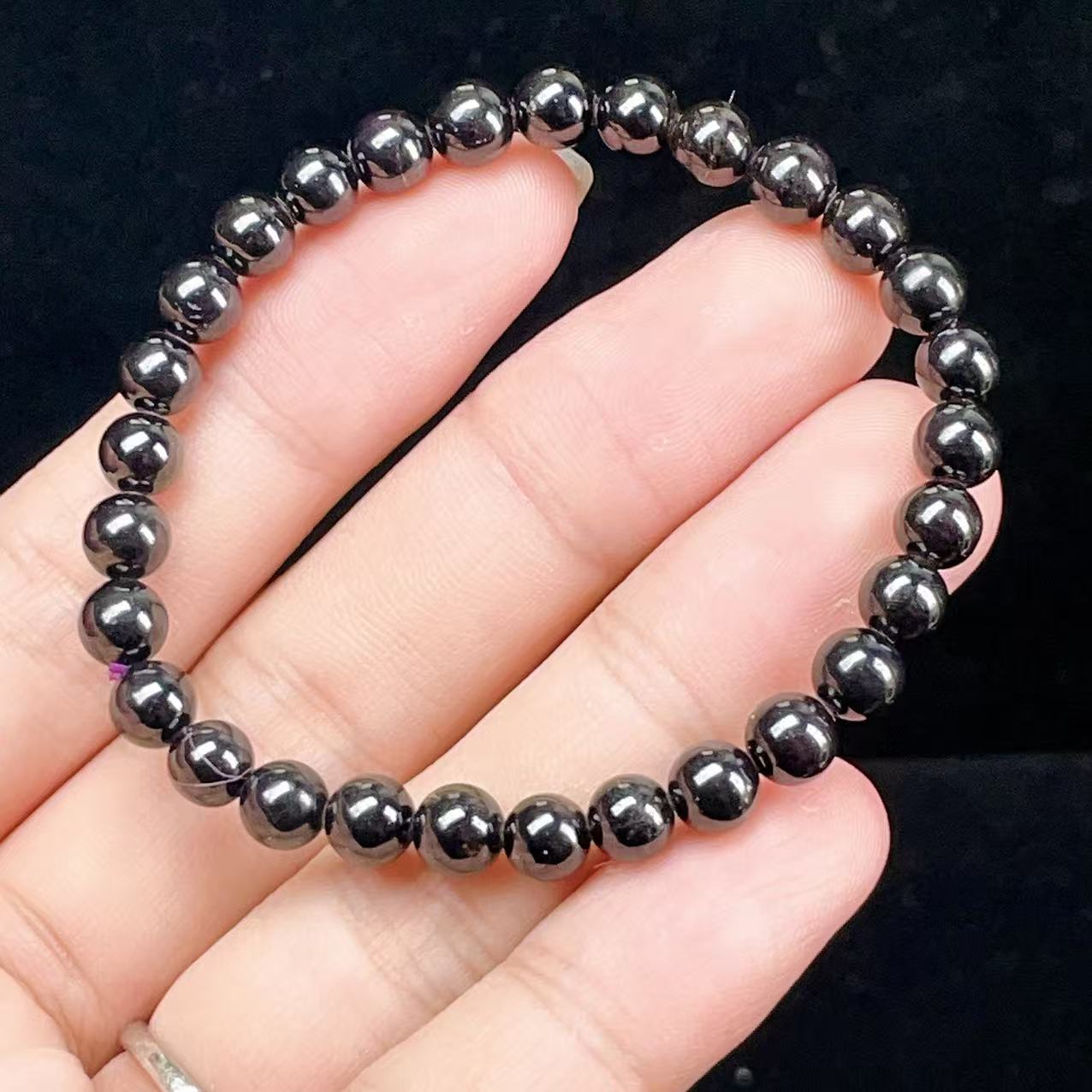 Yahoo! Yahoo!ショッピング(ヤフー ショッピング)PROME 天然石【一点物】高品質・希少鉱・再入荷困難・ミラーボール効果・濃紫・パープライト・紫鉱・ナビミア産・ブレスレット v58670