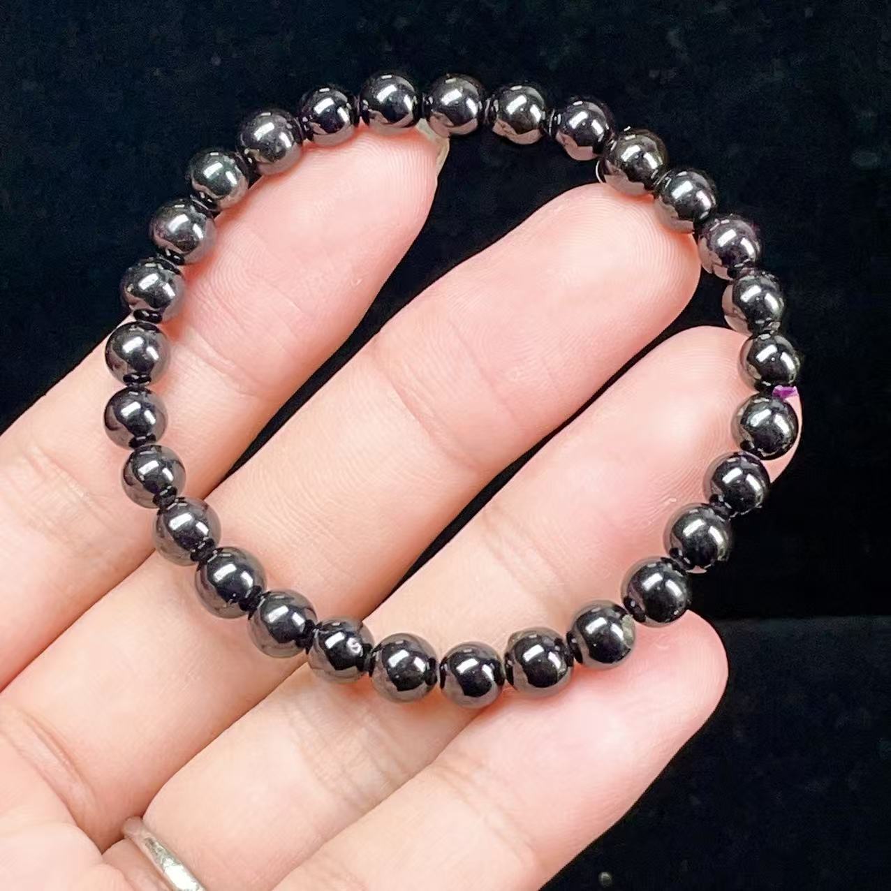 Yahoo! Yahoo!ショッピング(ヤフー ショッピング)PROME 天然石【一点物】高品質・希少鉱・再入荷困難・ミラーボール効果・濃紫・パープライト・紫鉱・ナビミア産・ブレスレット v58673