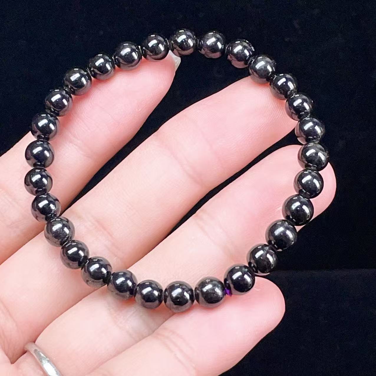Yahoo! Yahoo!ショッピング(ヤフー ショッピング)PROME 天然石【一点物】高品質・希少鉱・再入荷困難・ミラーボール効果・濃紫・パープライト・紫鉱・ナビミア産・ブレスレット v58678