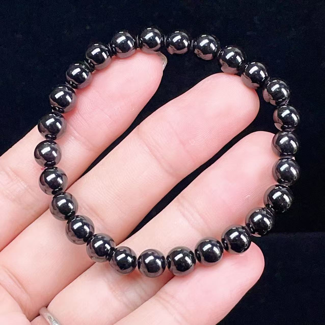 Yahoo! Yahoo!ショッピング(ヤフー ショッピング)PROME 天然石【一点物】高品質・希少鉱・再入荷困難・ミラーボール効果・濃紫・パープライト・紫鉱・ナビミア産・ブレスレット v58686