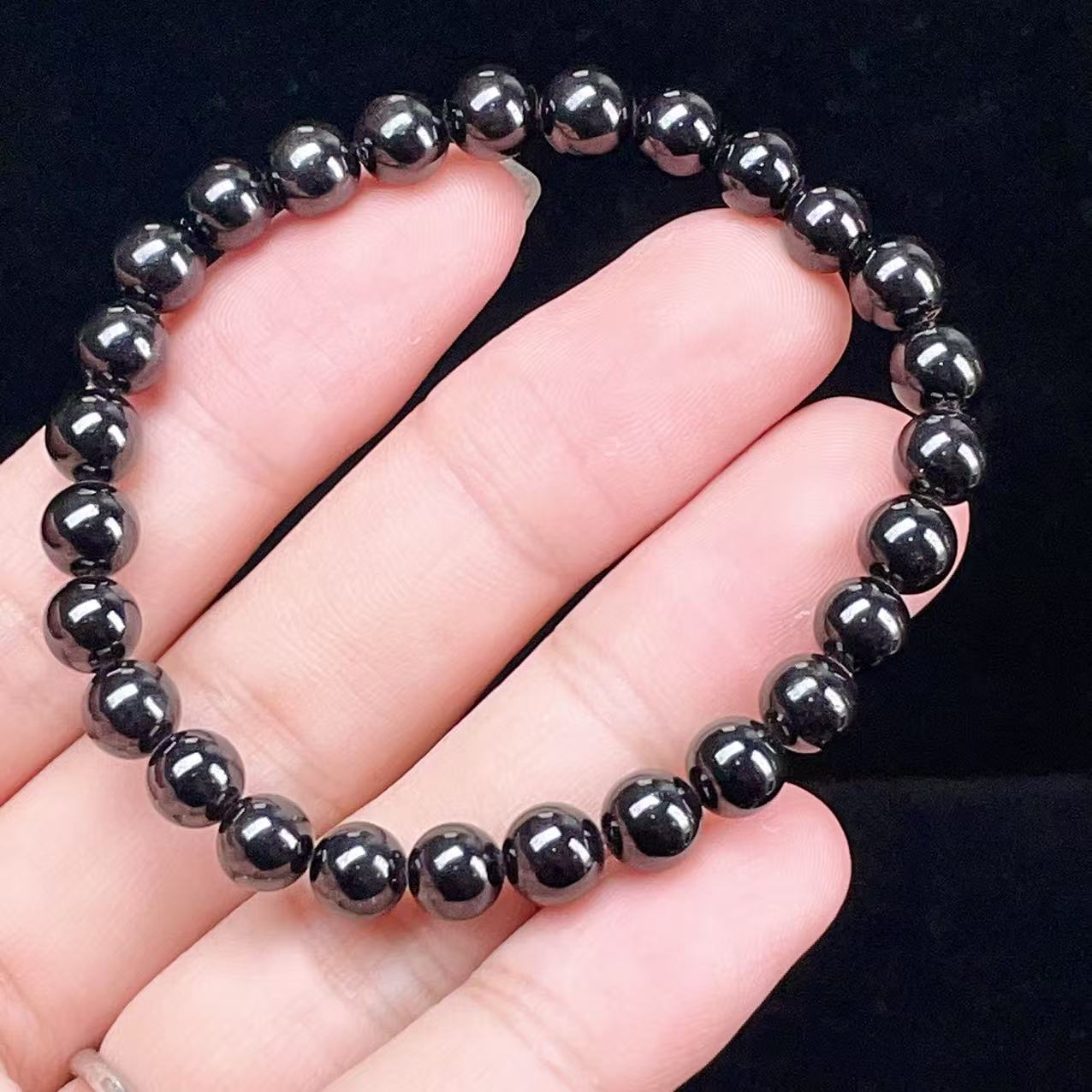 Yahoo! Yahoo!ショッピング(ヤフー ショッピング)PROME 天然石【一点物】高品質・希少鉱・再入荷困難・ミラーボール効果・濃紫・パープライト・紫鉱・ナビミア産・ブレスレット v58690