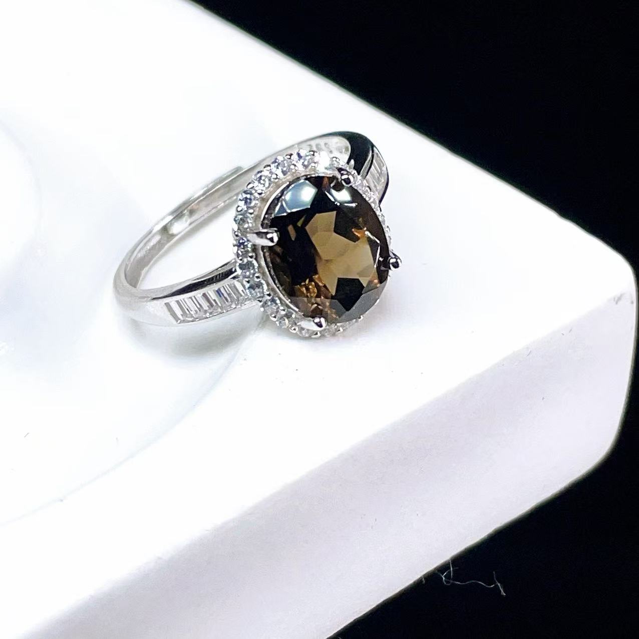 Yahoo! Yahoo!ショッピング(ヤフー ショッピング)PROME 天然石【一点物】高品質・限定・再入荷不可・スモーキークォーツ・指輪・フリーサイズ・SILVER925製・シルバー・v59092