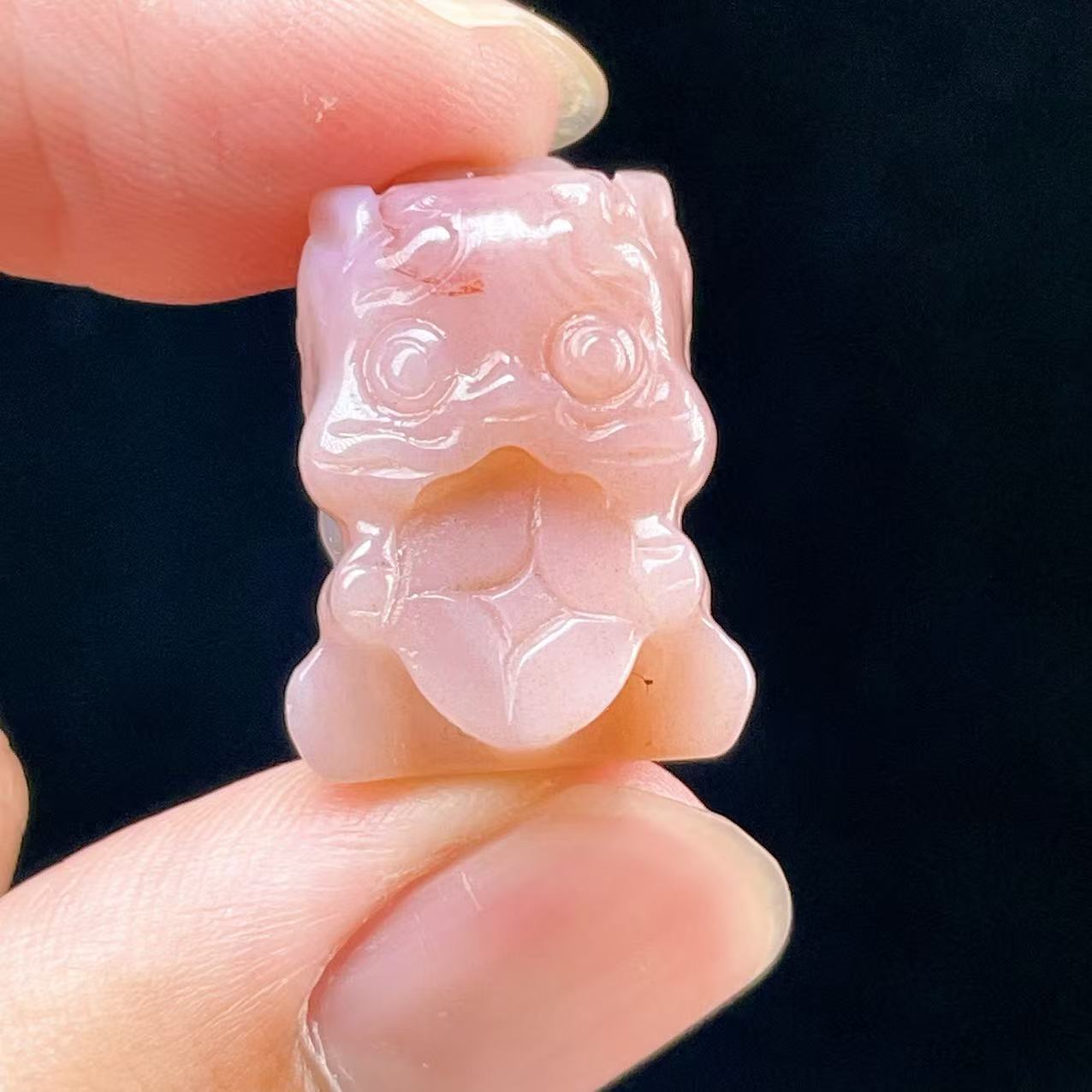 Yahoo! Yahoo!ショッピング(ヤフー ショッピング)PROME 天然石【一点物】高品質・ソルドソスアゲート・呑金獣・彫刻ビーズ・貫通穴あり・v59386