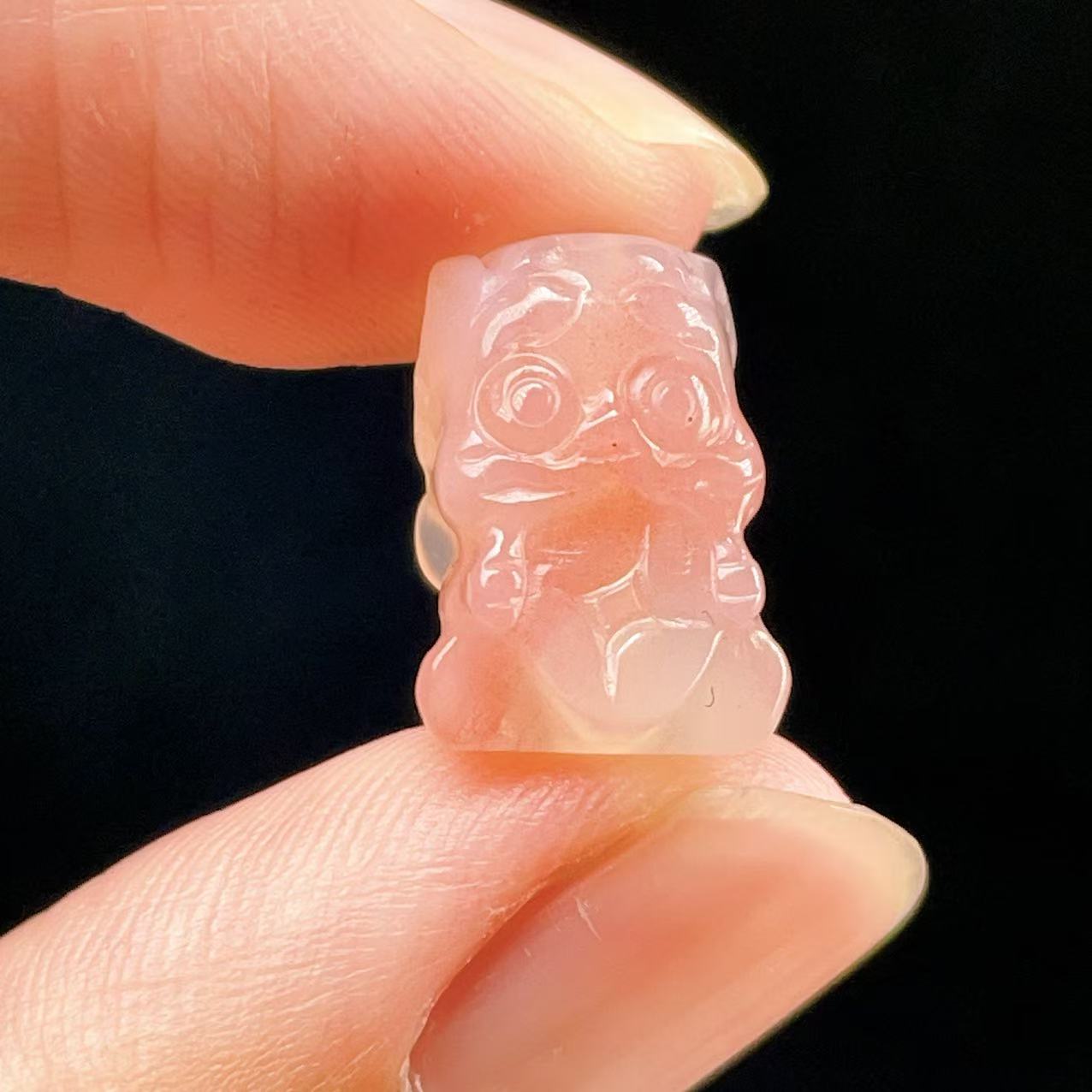 Yahoo! Yahoo!ショッピング(ヤフー ショッピング)PROME 天然石【一点物】高品質・ソルドソスアゲート・呑金獣・彫刻ビーズ・貫通穴あり・v59393