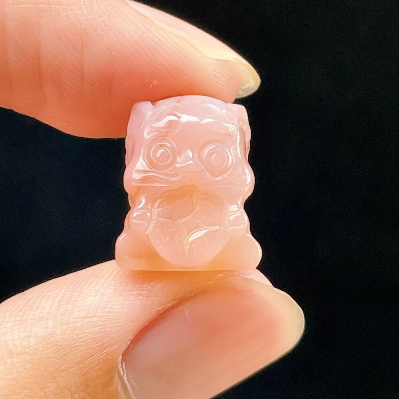 Yahoo! Yahoo!ショッピング(ヤフー ショッピング)PROME 天然石【一点物】高品質・ソルドソスアゲート・呑金獣・彫刻ビーズ・貫通穴あり・v59394