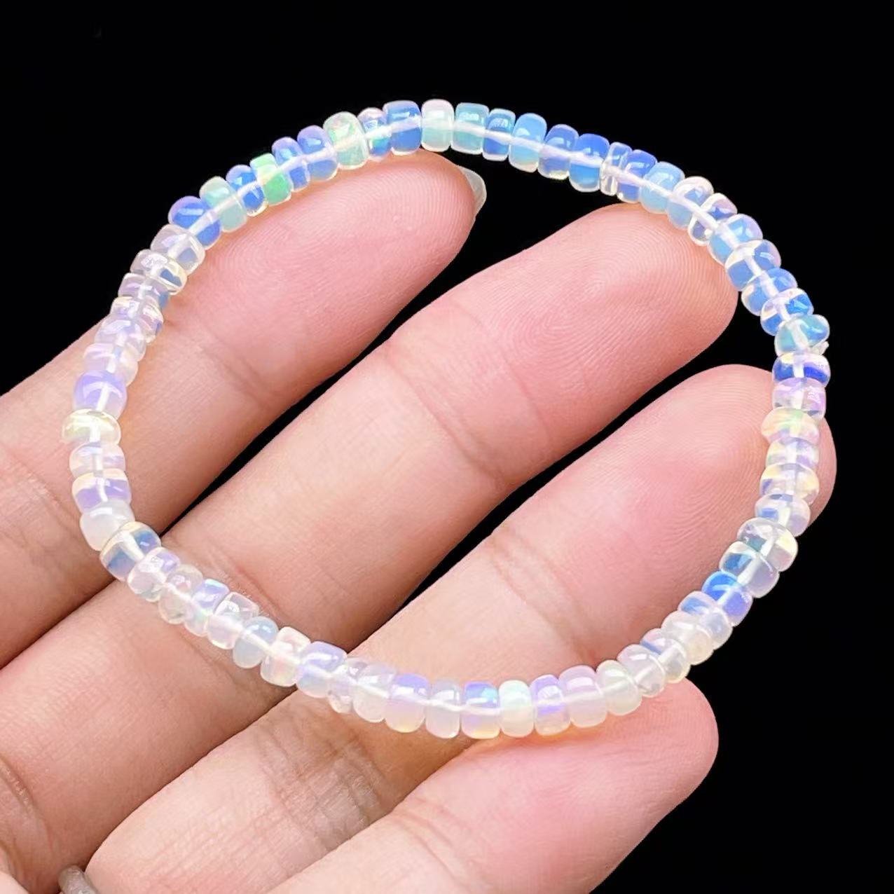 Yahoo! Yahoo!ショッピング(ヤフー ショッピング)PROME 天然石【一点物】最高グレード・宝石質・プレシャスオパール・オーストラリア産・ブレスレット  v59666
