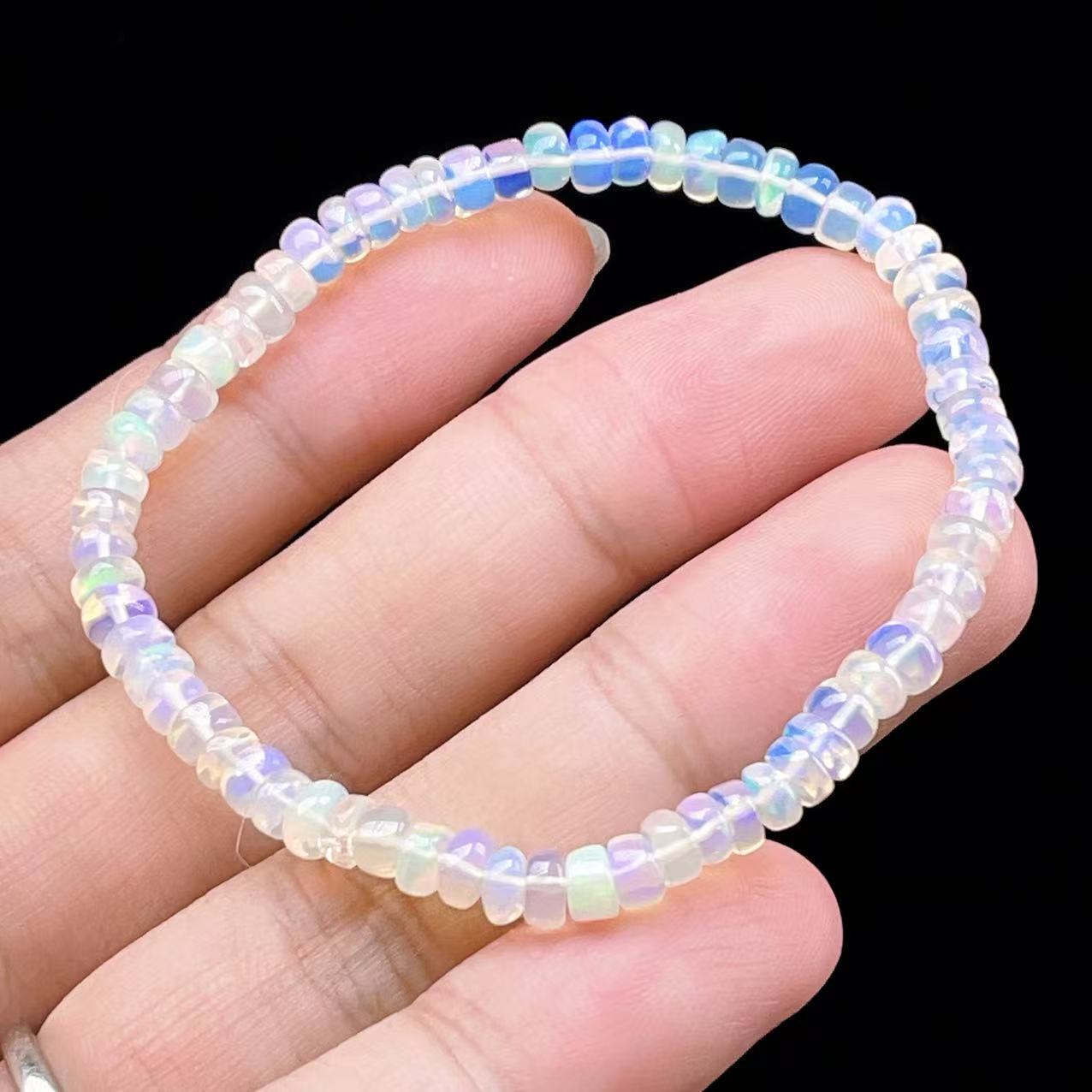 Yahoo! Yahoo!ショッピング(ヤフー ショッピング)PROME 天然石【一点物】最高グレード・宝石質・プレシャスオパール・オーストラリア産・ブレスレット  v59667