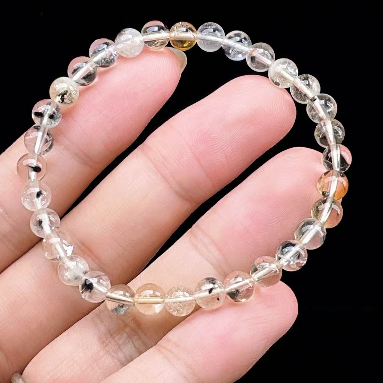 Yahoo! Yahoo!ショッピング(ヤフー ショッピング)PROME 天然石【一点物】最高グレード・宝石質・ロマネシュ鉱・サイロメレーン・ロマネンサイトインシトリン・ブラジルのバイーア州産・ブレスレット  v59669