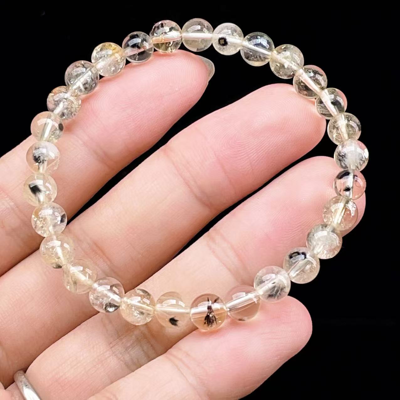 Yahoo! Yahoo!ショッピング(ヤフー ショッピング)PROME 天然石【一点物】最高グレード・宝石質・ロマネシュ鉱・サイロメレーン・ロマネンサイトインシトリン・ブラジルのバイーア州産・ブレスレット  v59672