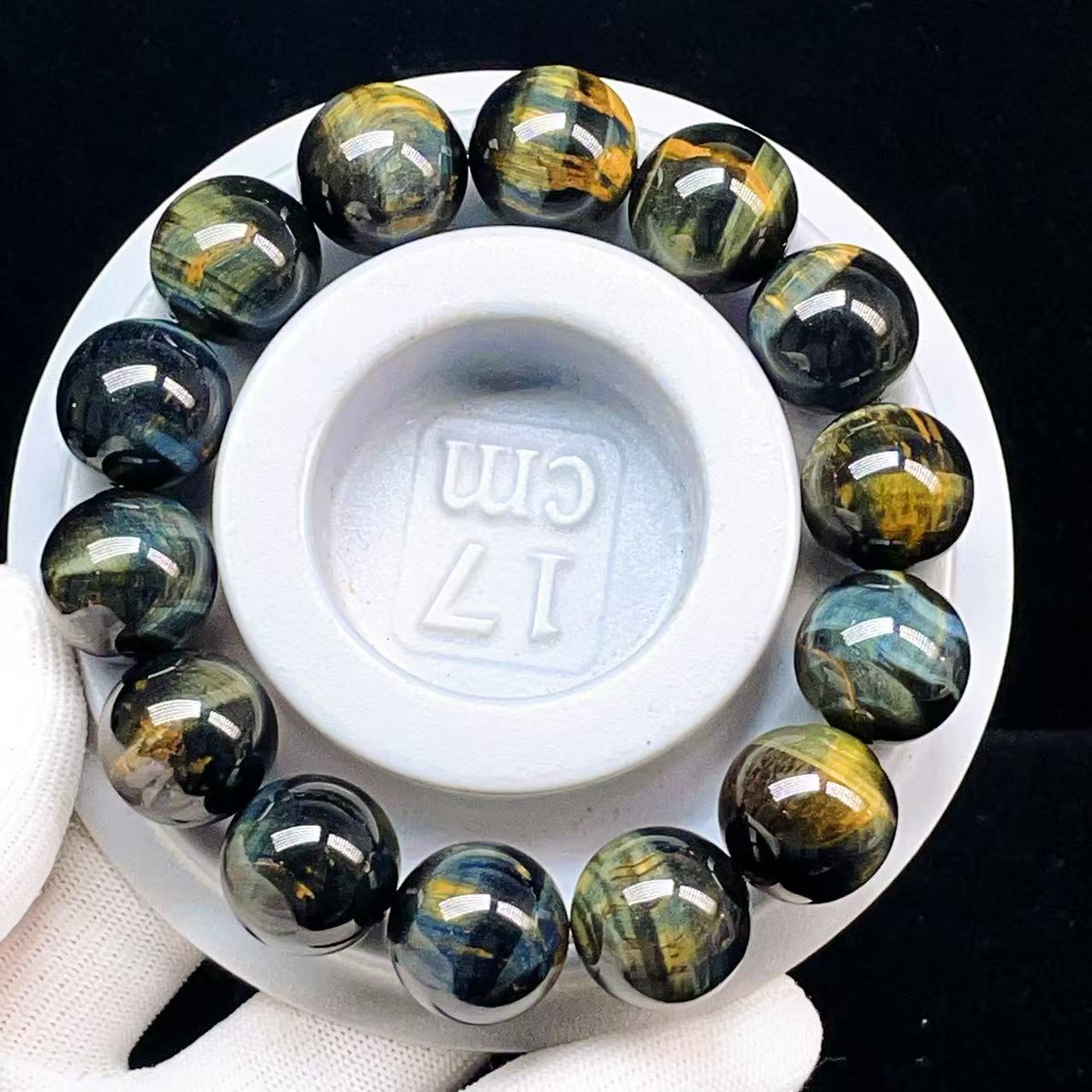 PROME 天然石【一点物】高品質・ファンタジータイガーアイ・幻影虎目石