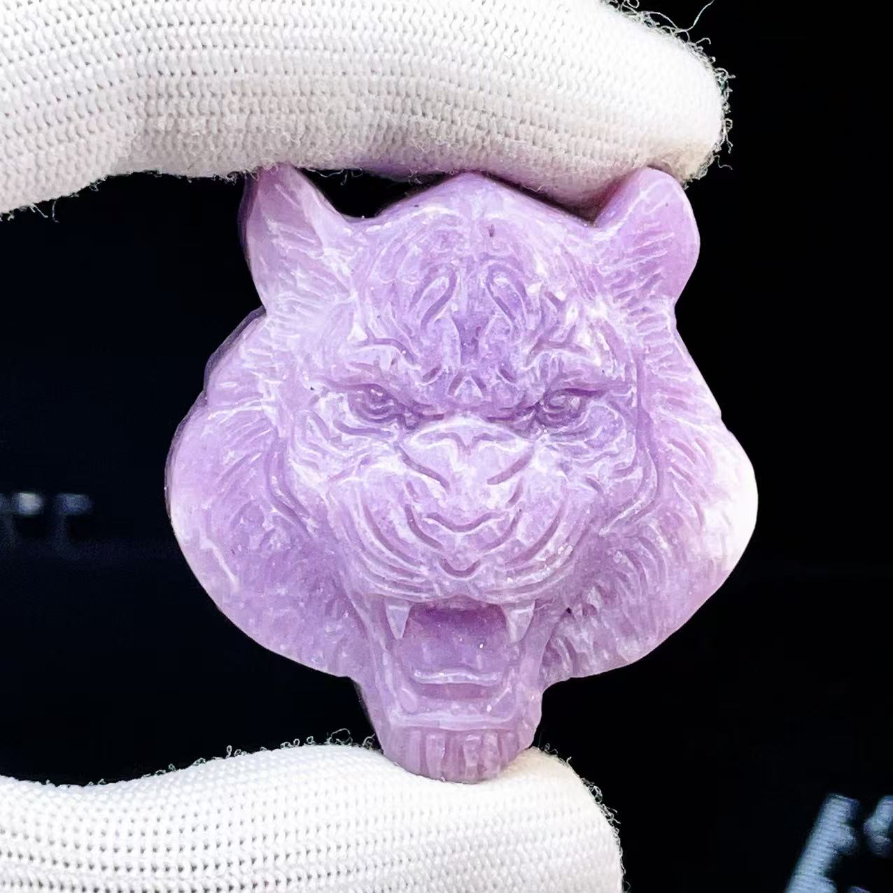 Yahoo! Yahoo!ショッピング(ヤフー ショッピング)PROME 天然石【一点物】特別仕様品・再入荷困難・高品質・レピドライト・ モザンビーク産・彫刻品・ 彫刻置物・個性派デザイン素材（穴なし）v59755